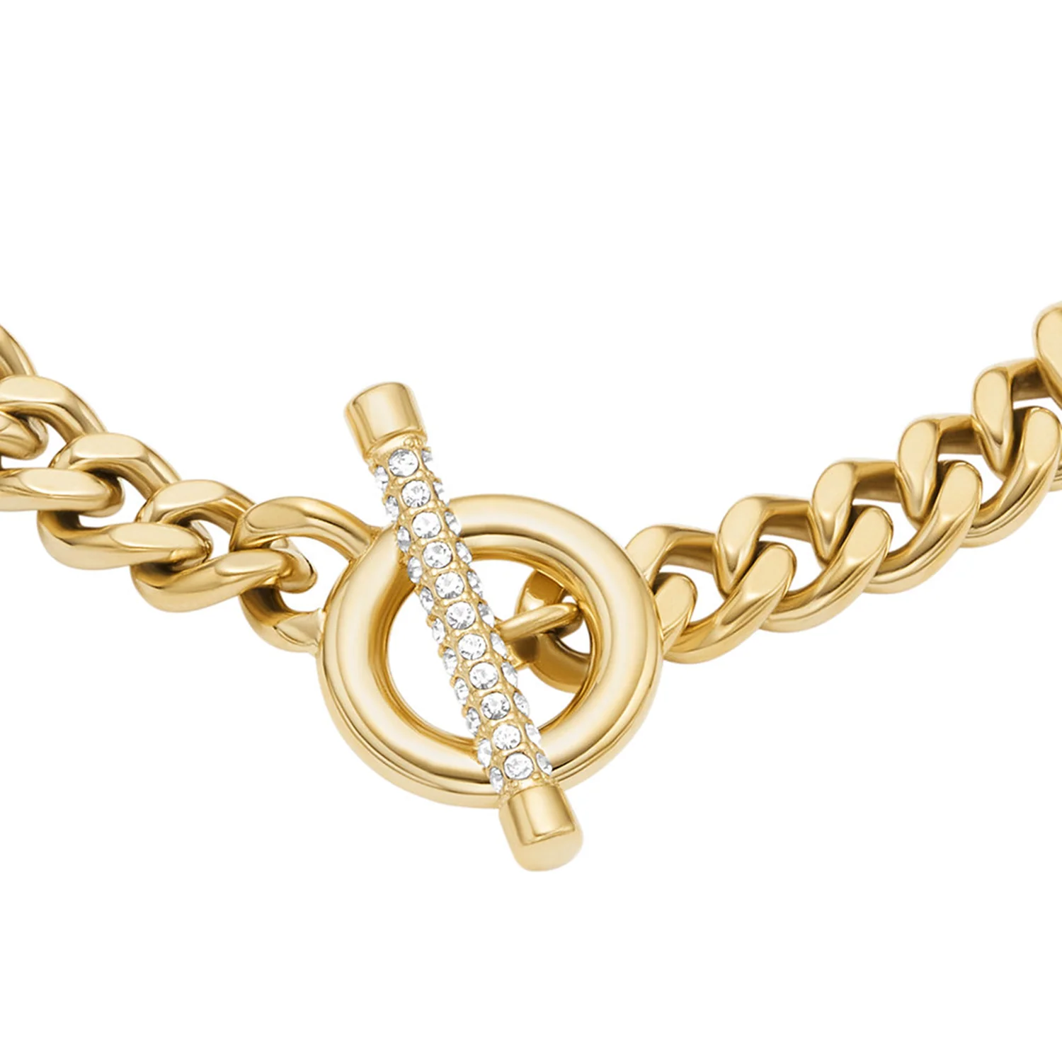 Fossil Carlie T-Bar Stainless Steel Women's Bracelet JF04957710 - Image 3