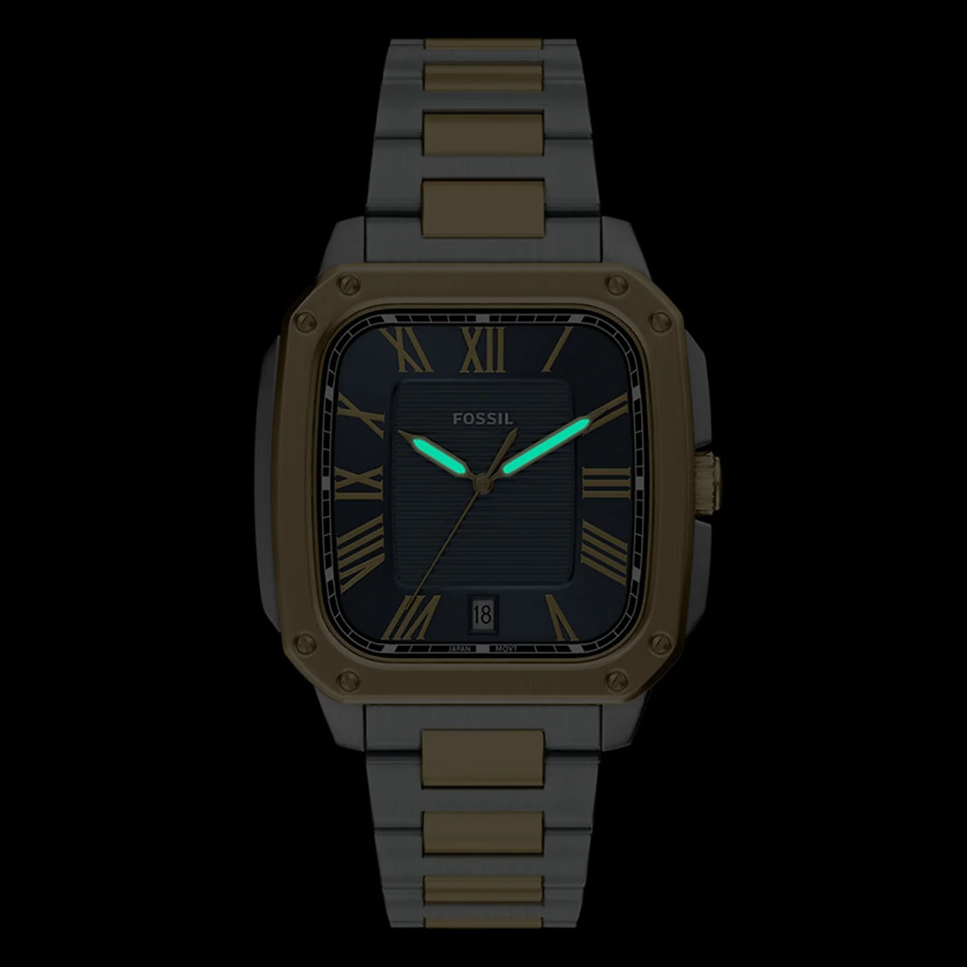 Fossil Crosby Rectangular Blue Dial Watch FS6161 - Image 7