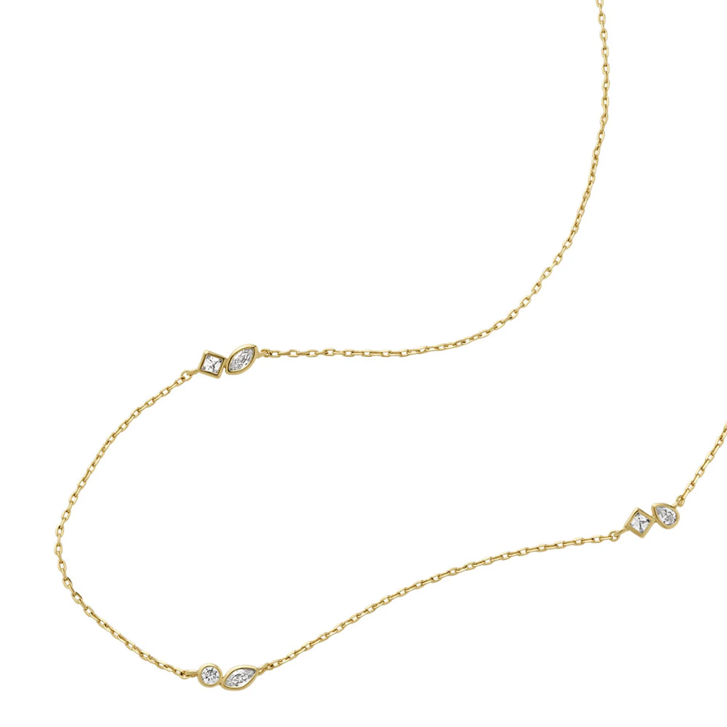 Fossil Ellis Brass Necklace JA7287710 - Image 3