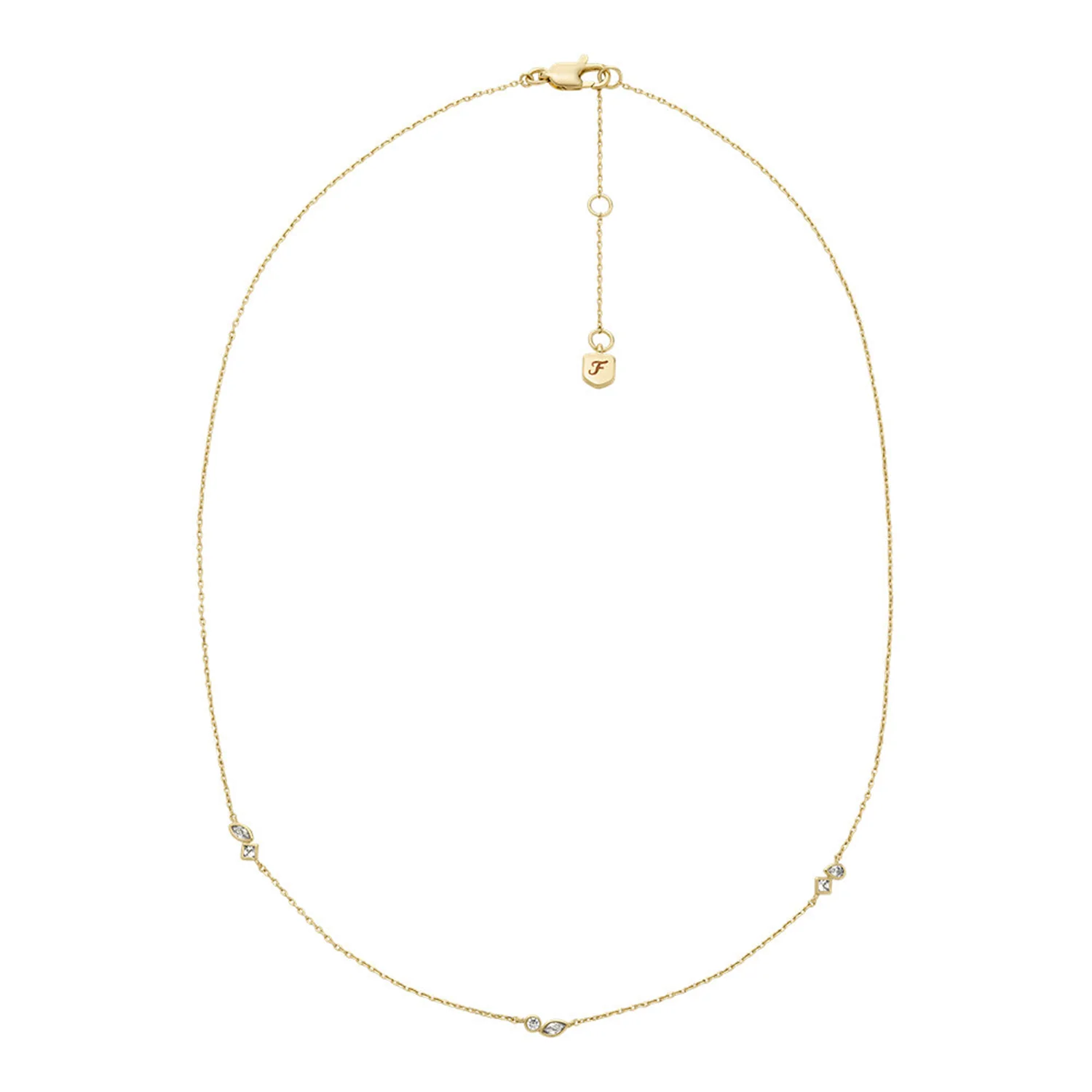 Fossil Ellis Brass Necklace JA7287710 - Image 4