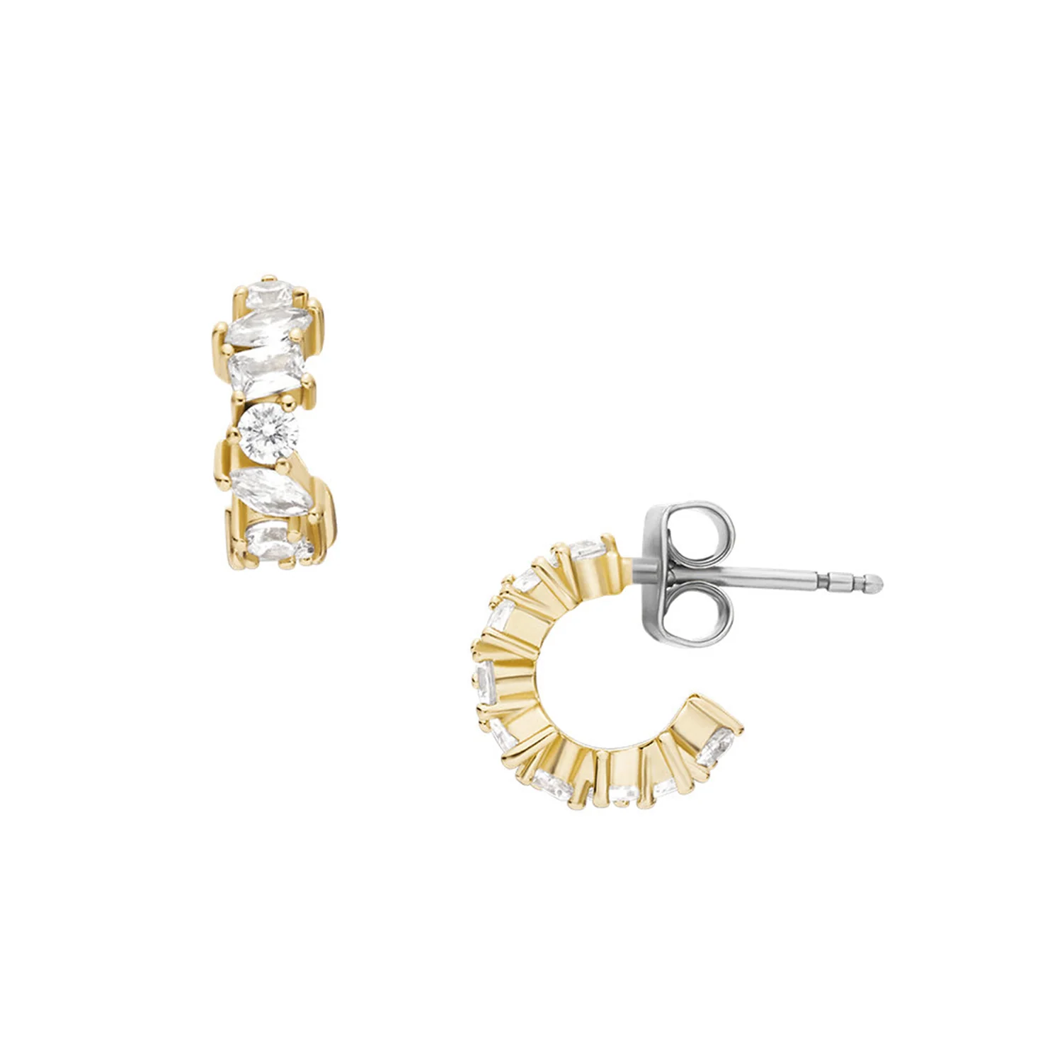 Fossil Ellis Brass Women's Earrings JA7297710 - Image 3
