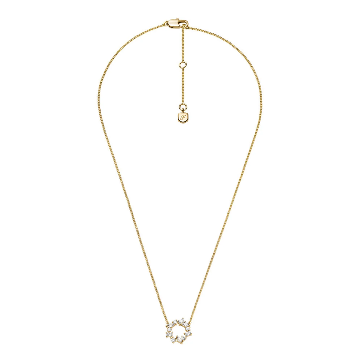 Fossil Ellis Brass Women's Necklace JA7295710 - Image 3