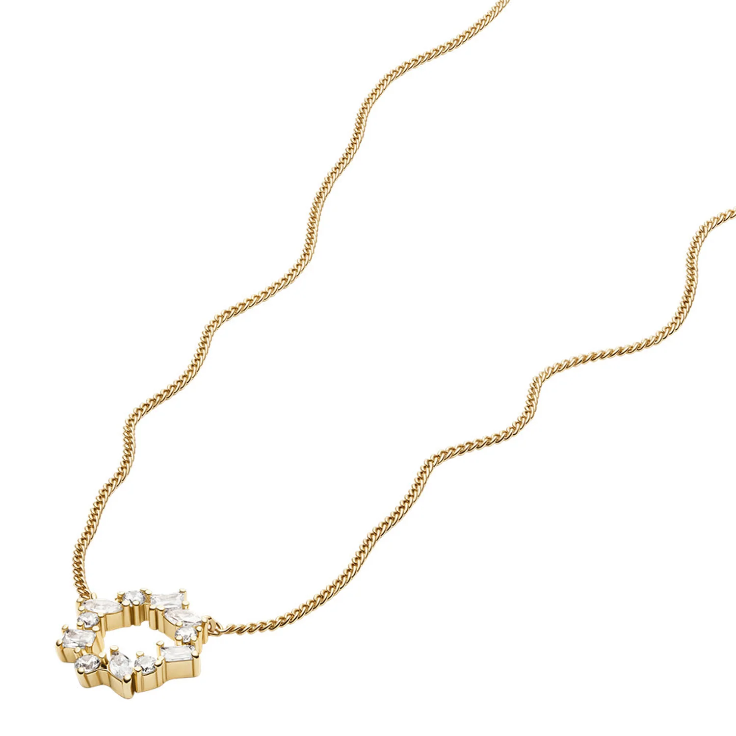 Fossil Ellis Brass Women's Necklace JA7295710 - Image 4