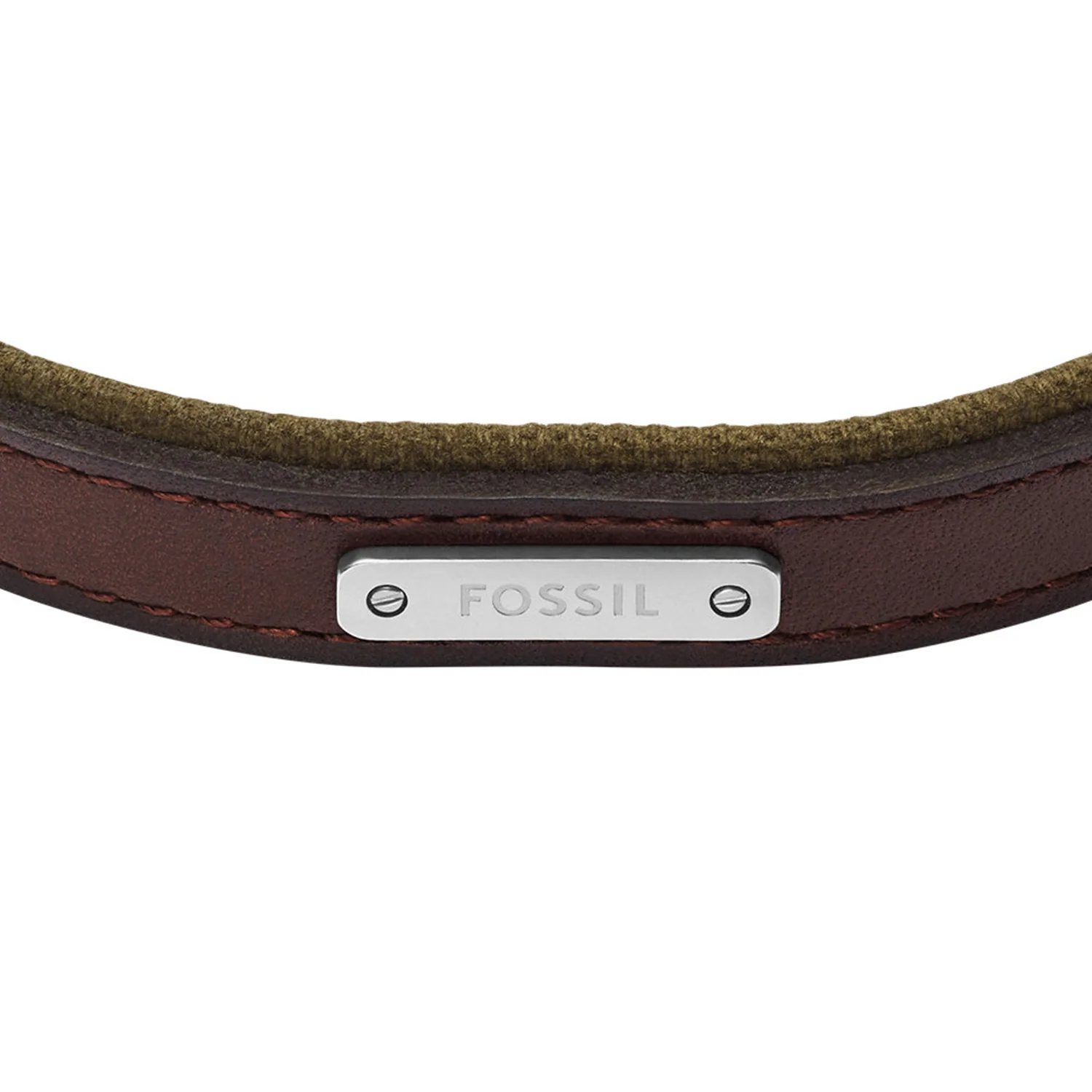 Fossil Everett Leather Men's Bracelet JA7315998 - Image 3