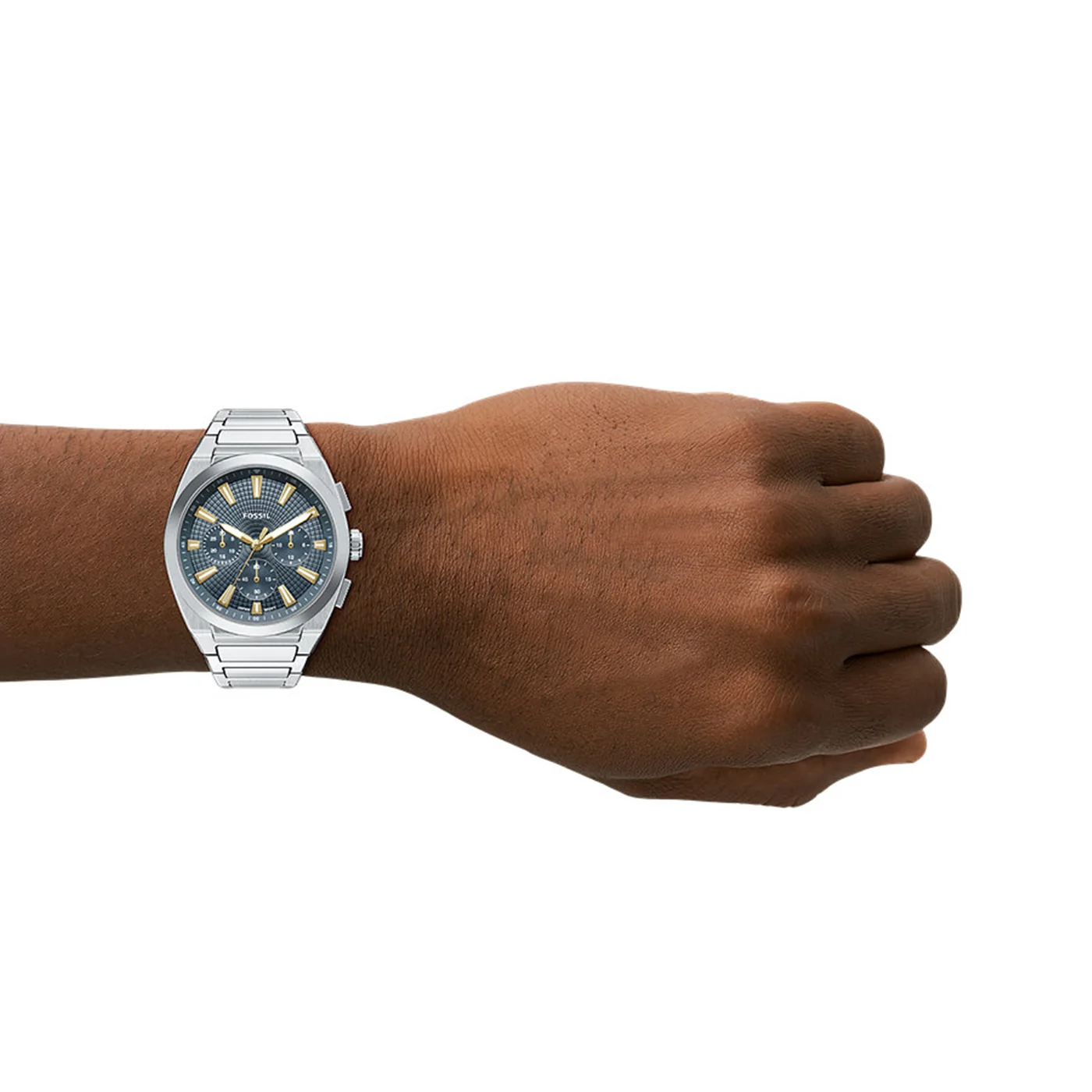 Fossil Everett Round Blue Dial Watch FS6154 - Image 4