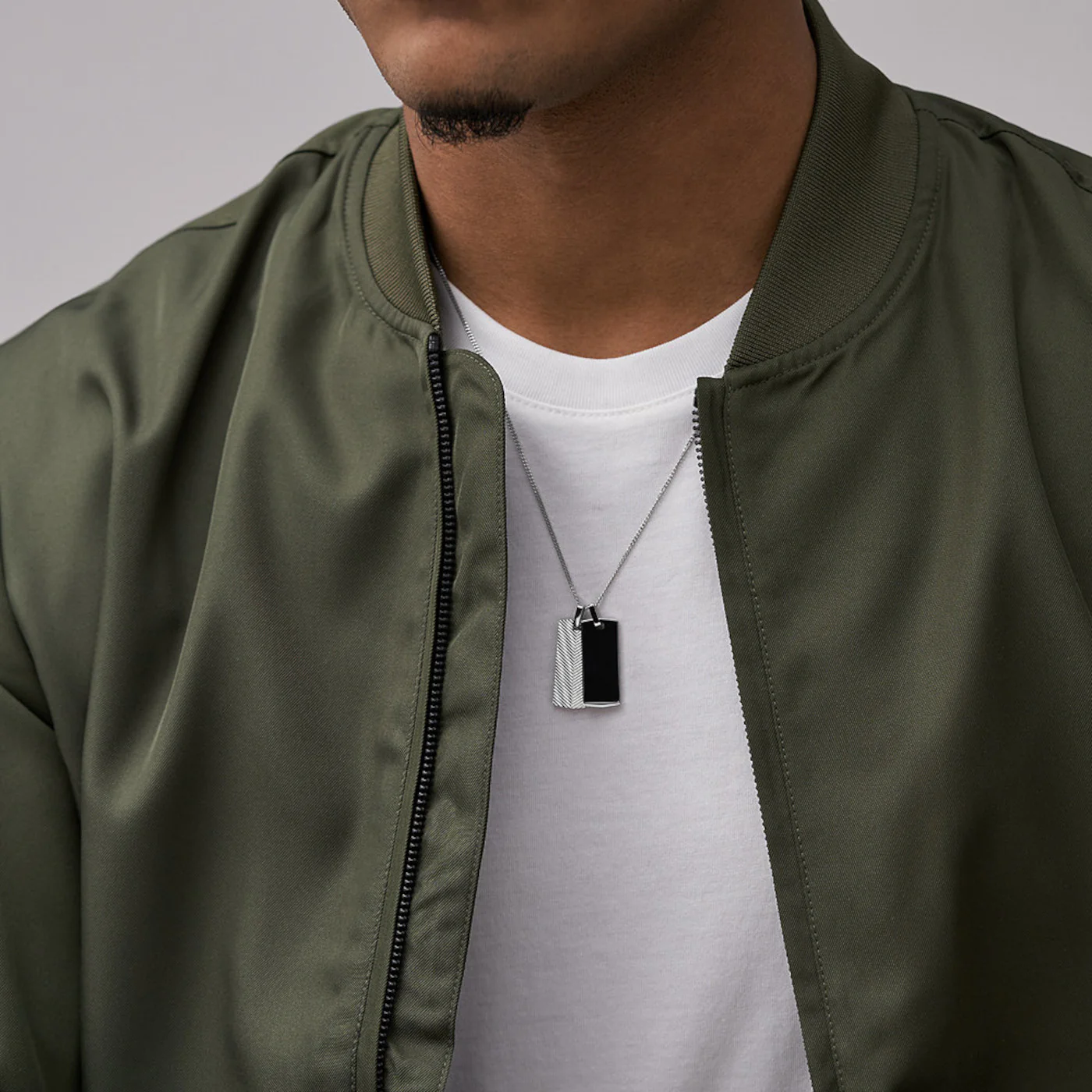 Fossil Harlow Silver Necklace JF04565040 - Image 2