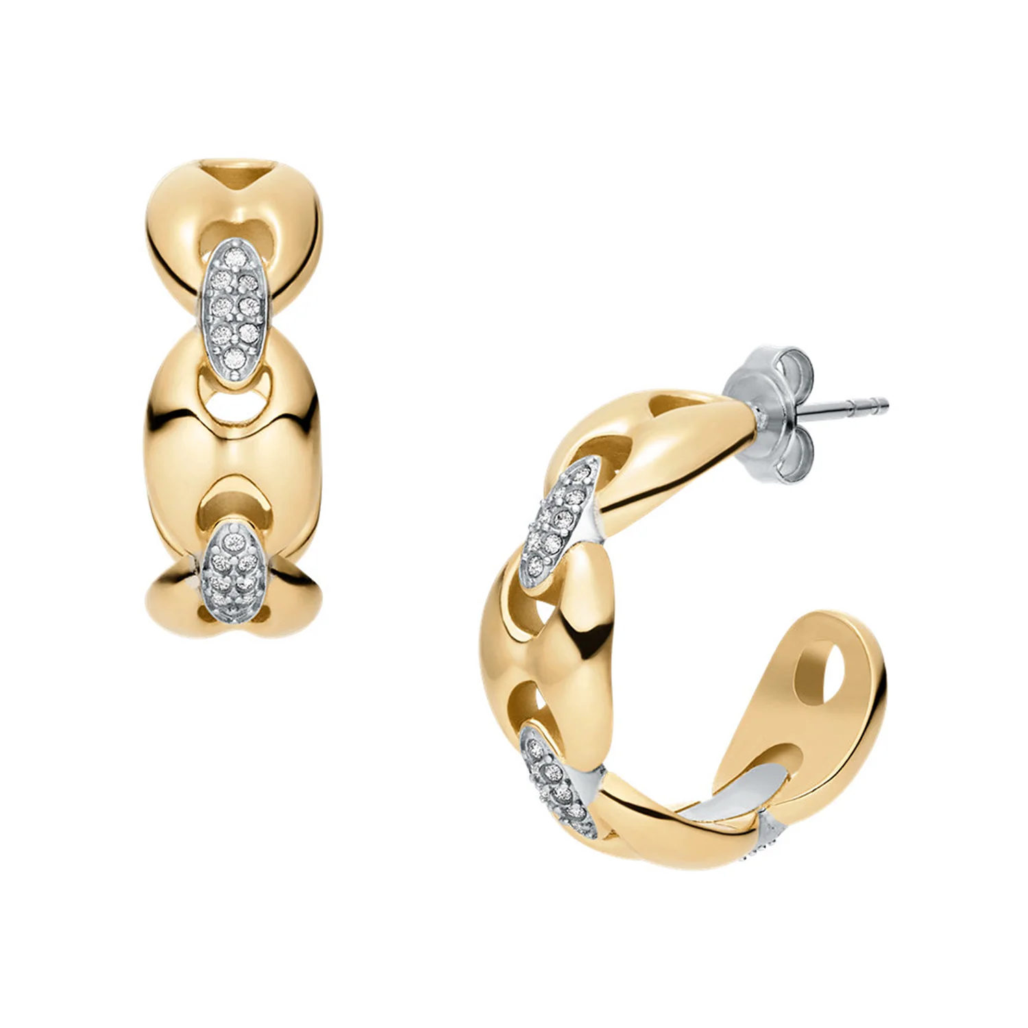 Fossil Heritage Stainless Steel Earrings JF04930998 - Image 4