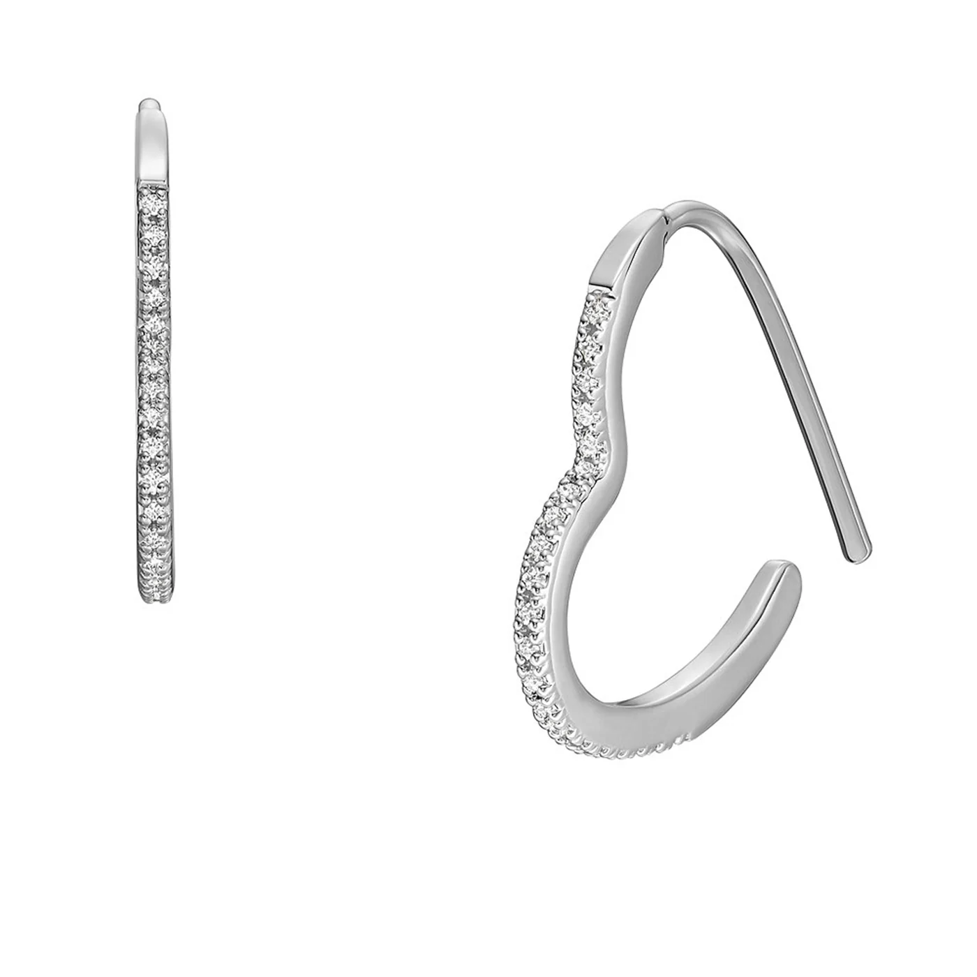 Fossil Jewelry Silver Drop Earrings JA7230040 - Image 3