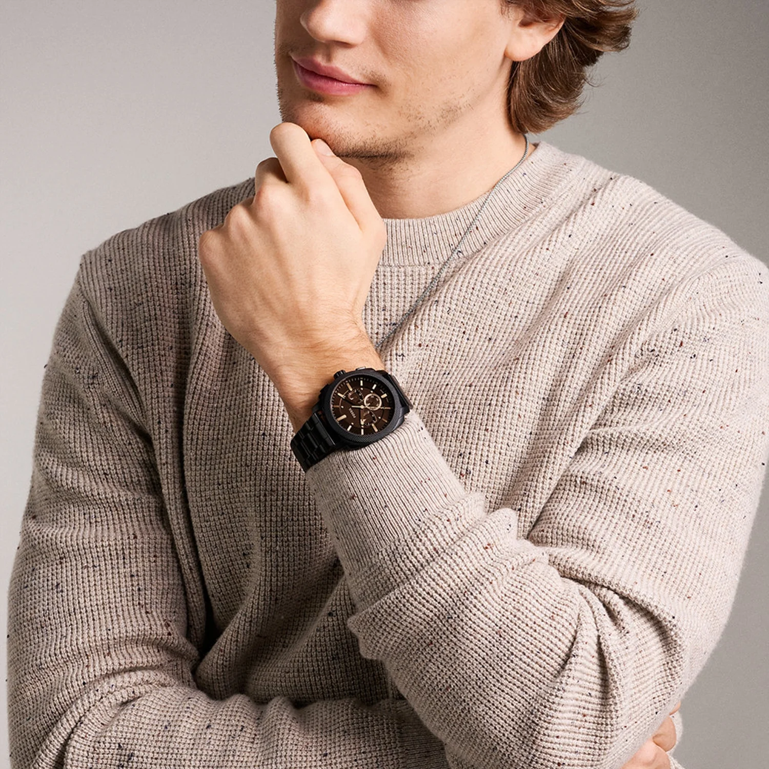 Fossil Machine Black Men's Watch FS6097 - Image 2