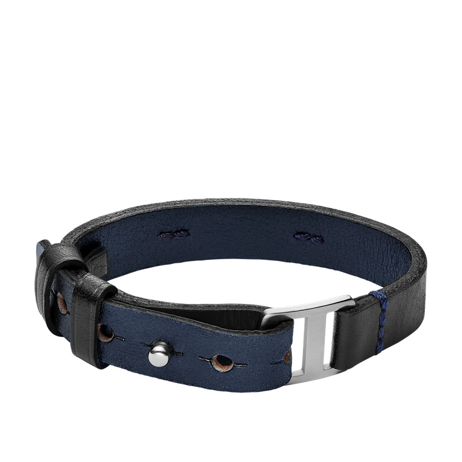 Fossil Machine Leather Men's Bracelet JF04964040 - Image 6