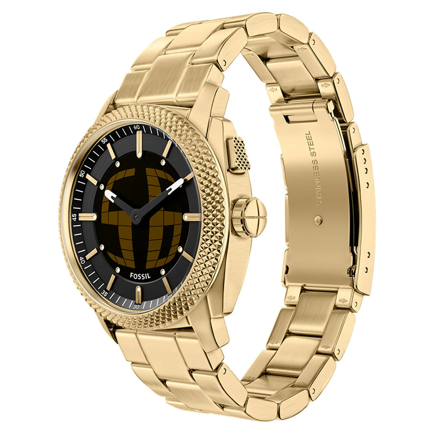 Fossil Machine Round Black Dial Watch FS6157 - Image 3