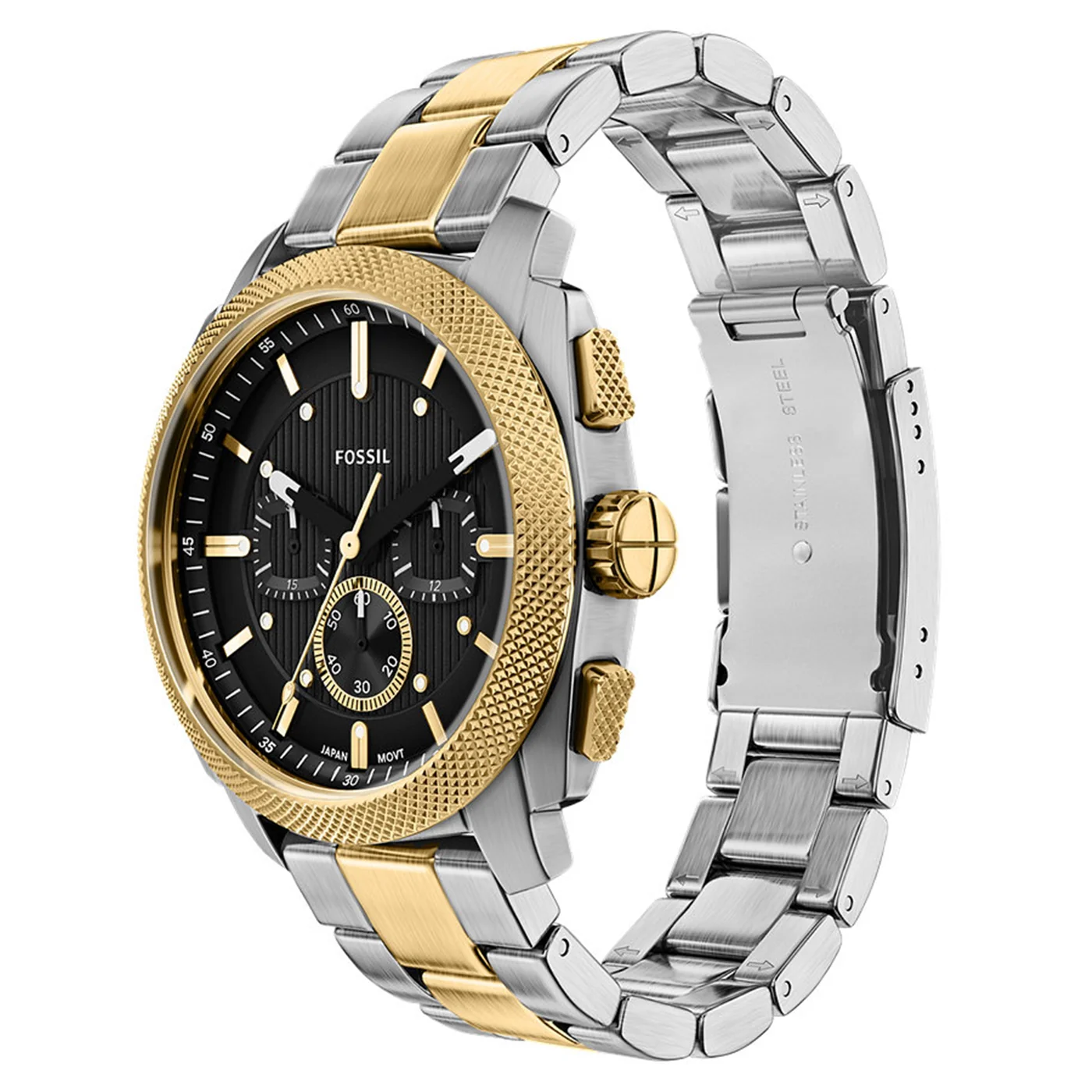 Fossil Machine Round Black Dial Watch FS6159 - Image 3