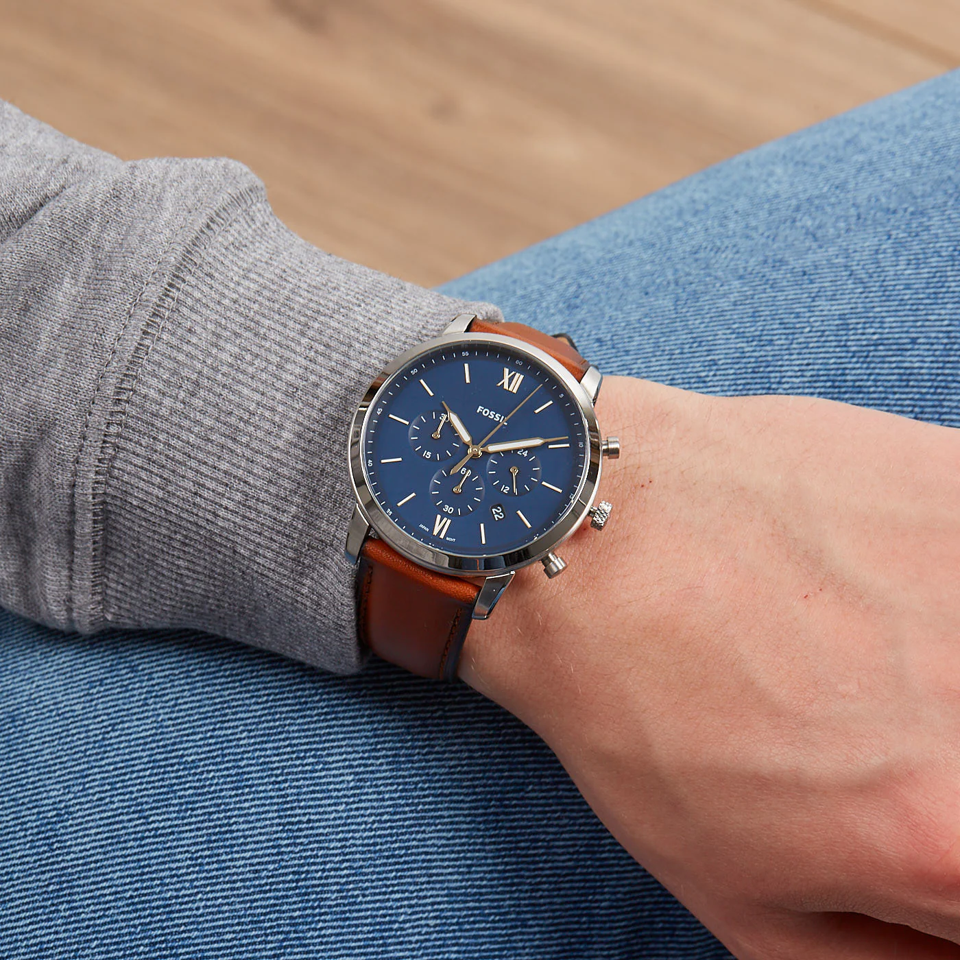 Fossil Neutra Chrono Brown Watch FS5453 - Image 2