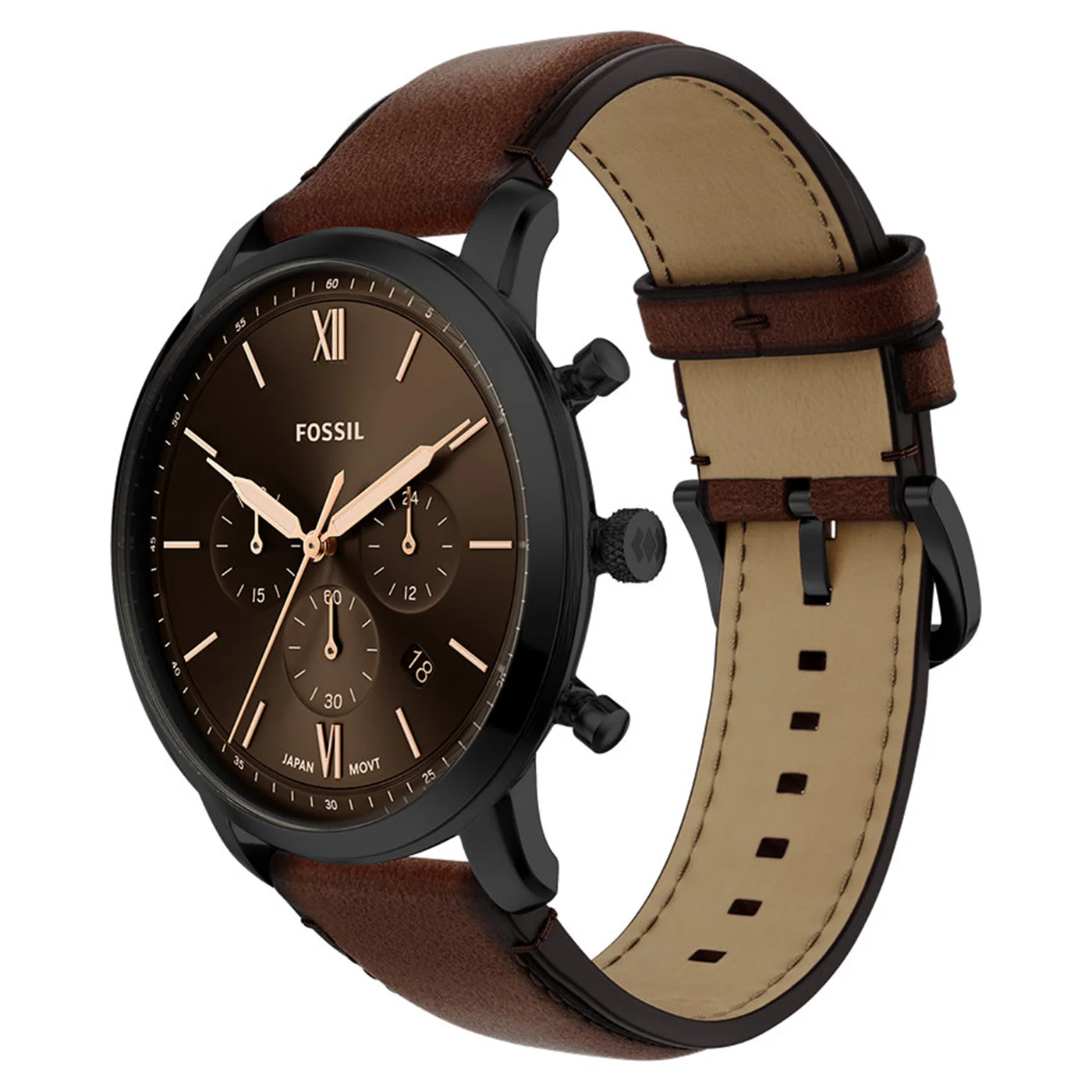 Fossil Neutra Round Black Dial Watch FS6163 - Image 3