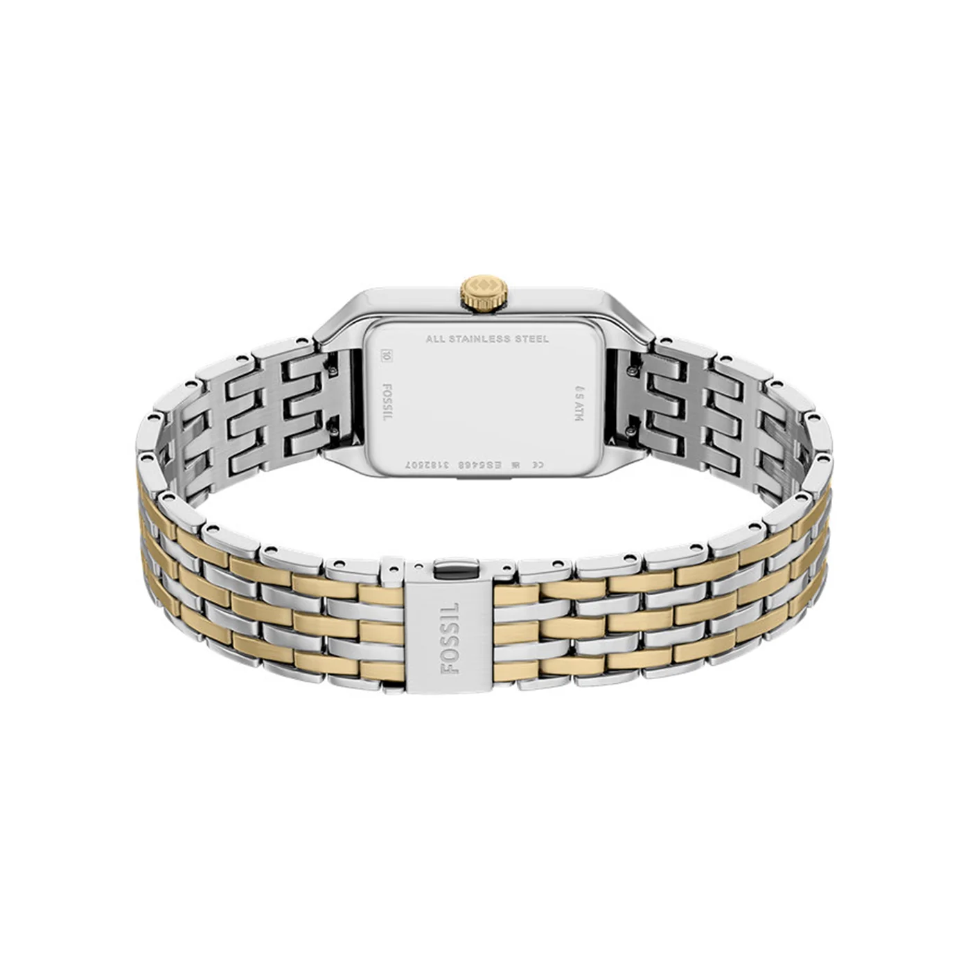 Fossil Raquel Mini Rectangular White Dial Watch ES5468 - Image 7