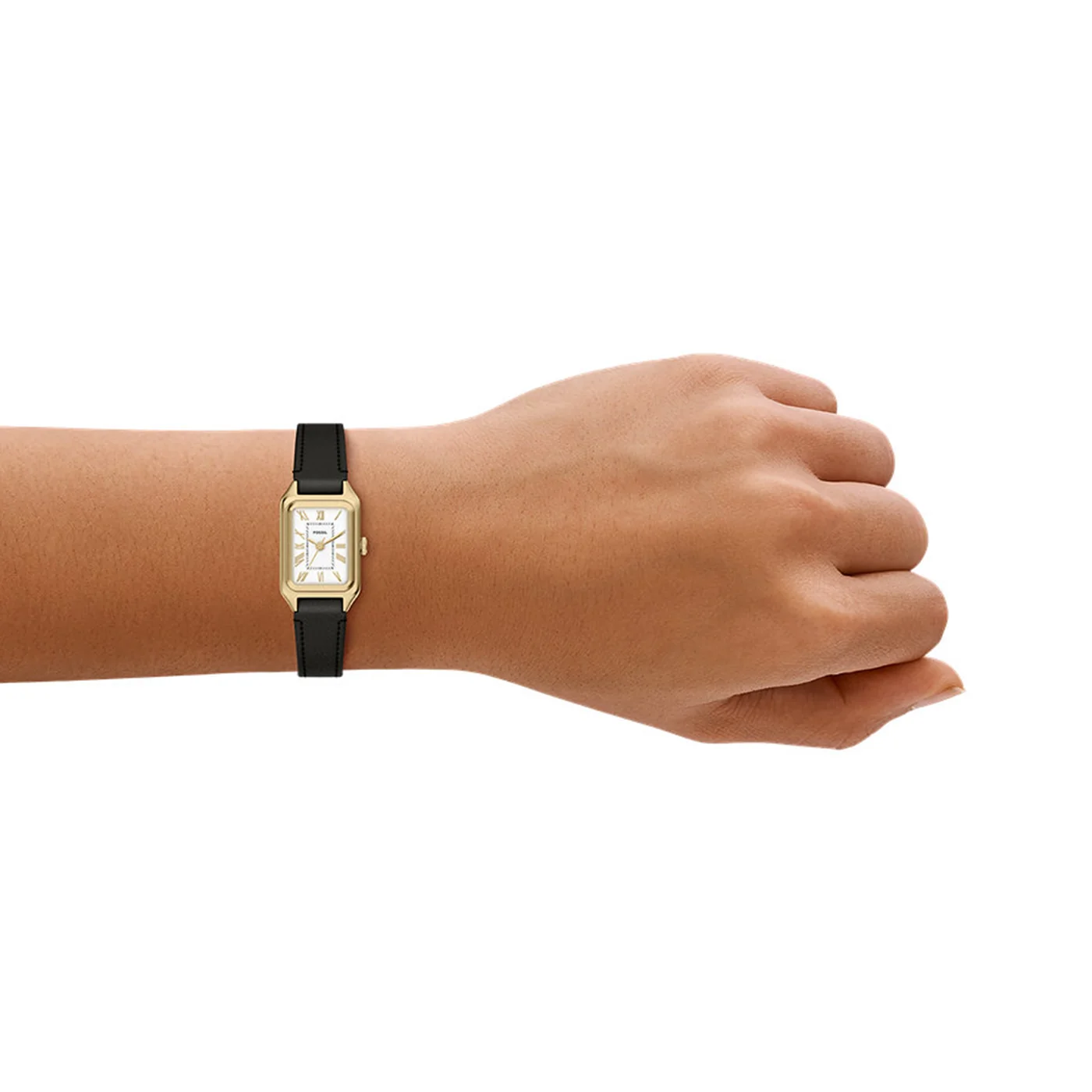 Fossil Raquel Mini Rectangular White Dial Watch ES5470 - Image 4