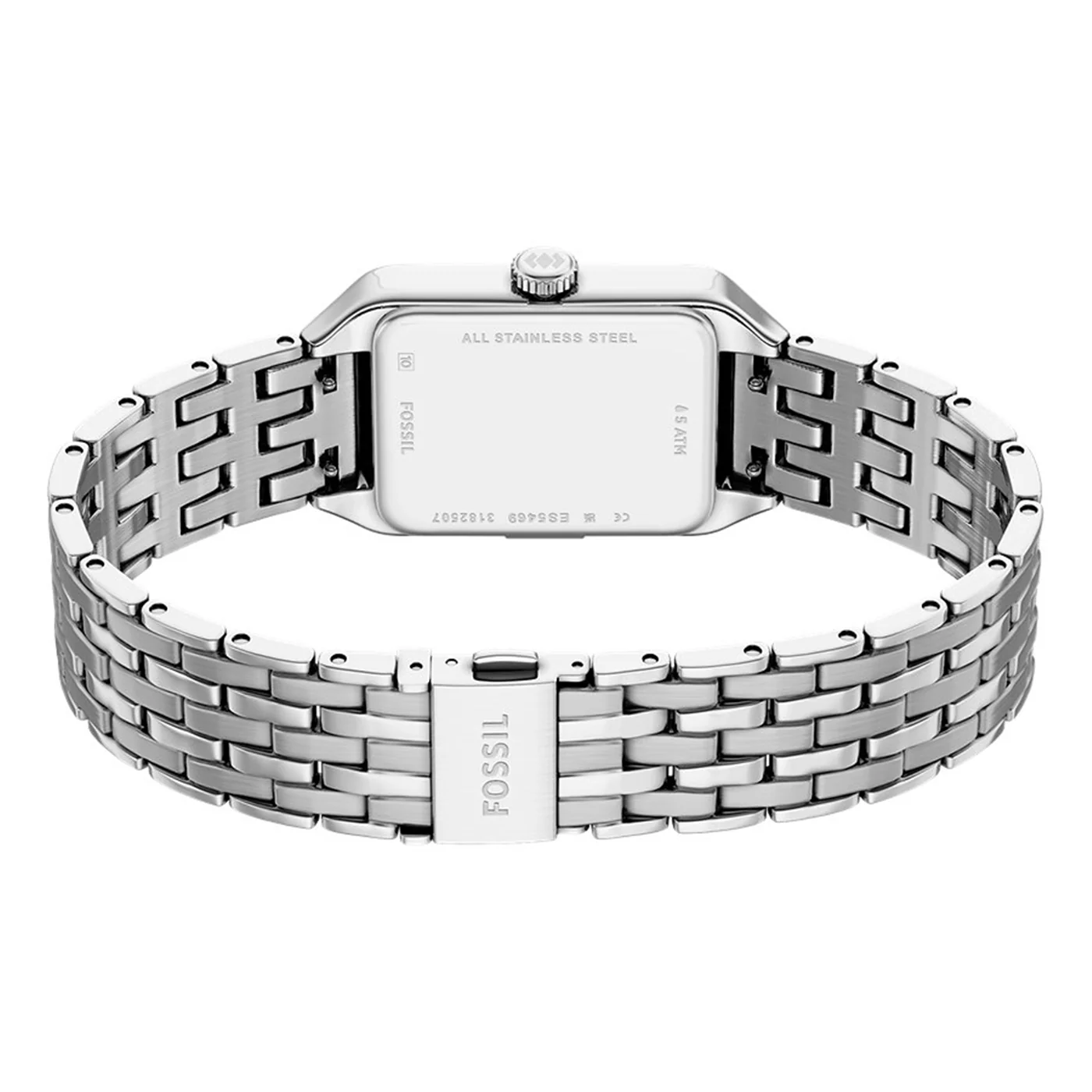Fossil Raquel Rectangular White Dial Watch ES5469 - Image 7
