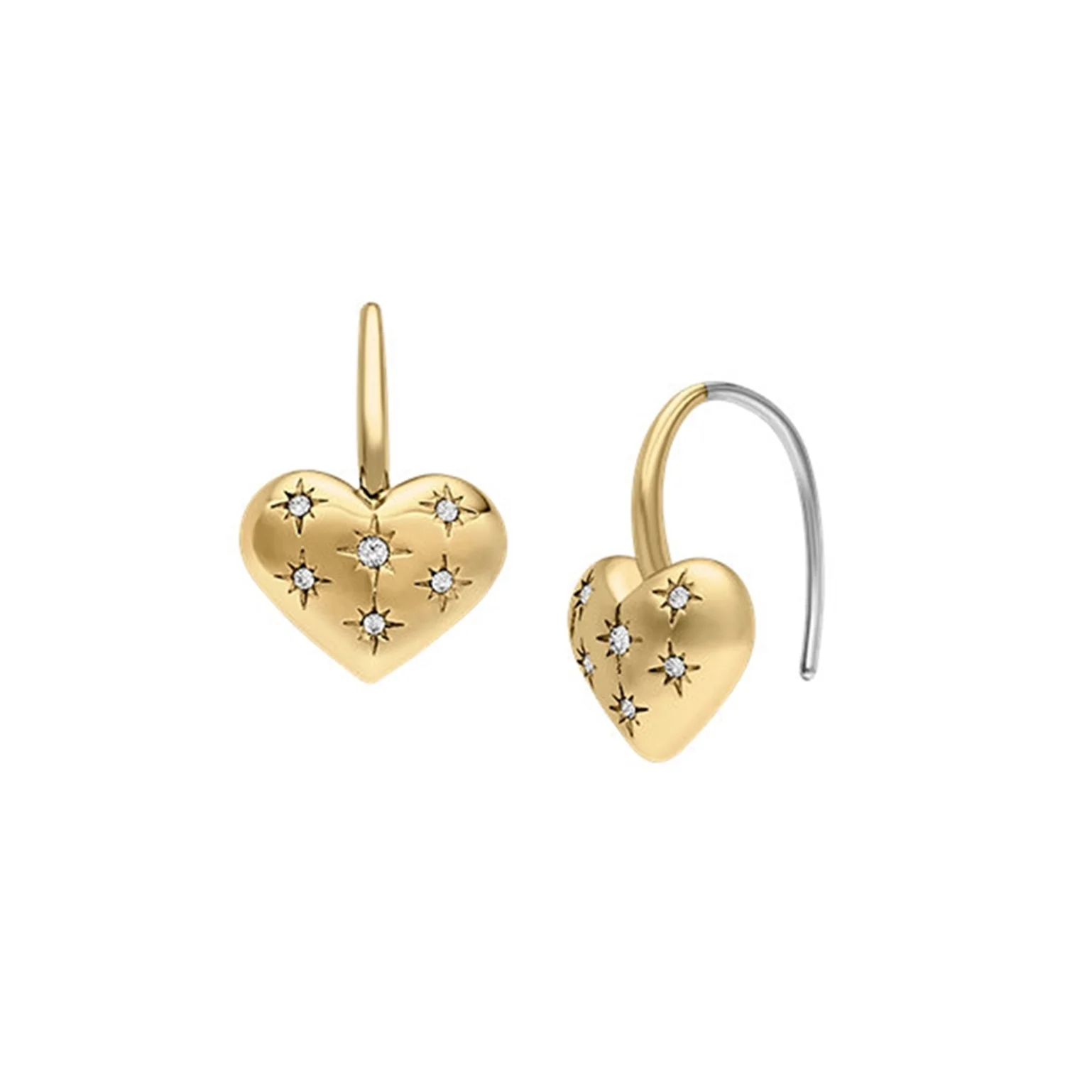 Fossil Sadie Gold Coloured Earrings JF04833710 - Image 3