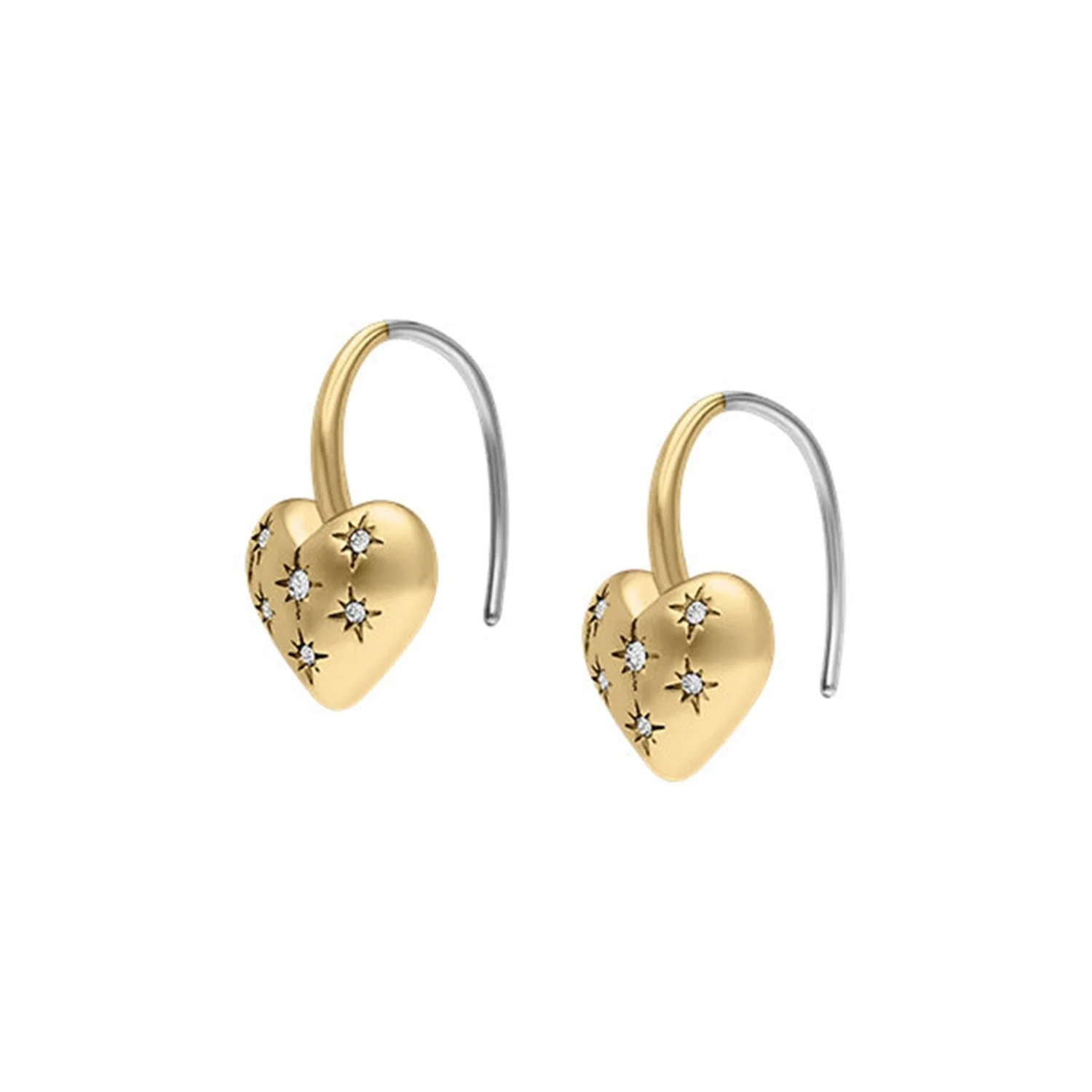 Fossil Sadie Gold Coloured Earrings JF04833710 - Image 4