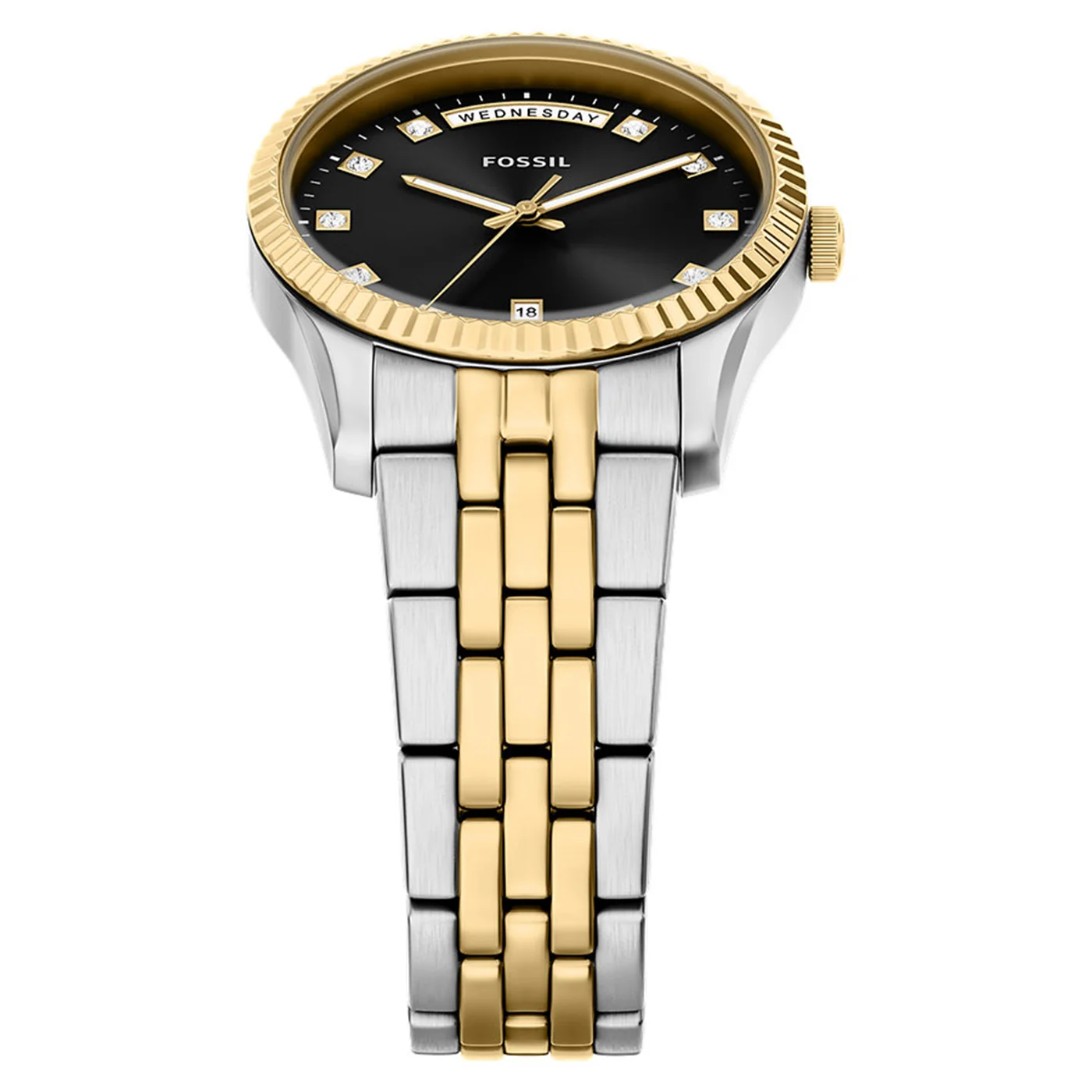 Fossil Scarlette Round Black Dial Watch ES5458 - Image 6