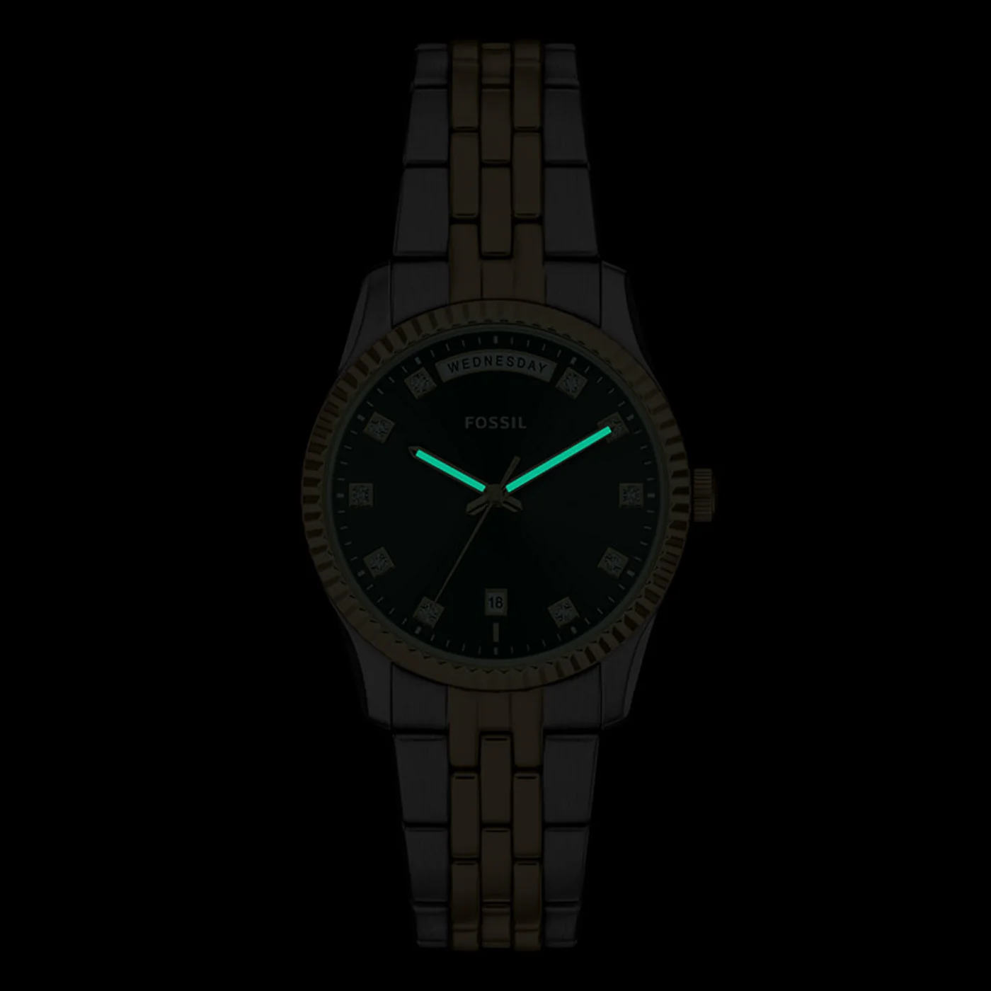 Fossil Scarlette Round Black Dial Watch ES5458 - Image 7