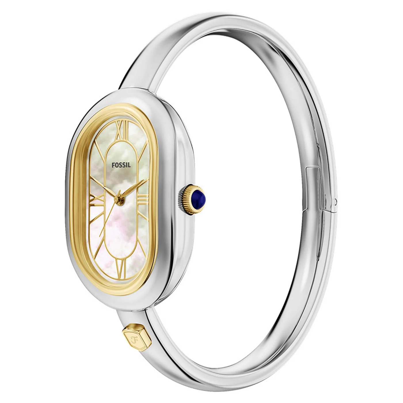 Fossil Sloan Oval White Dial Watch ES5455 - Image 3