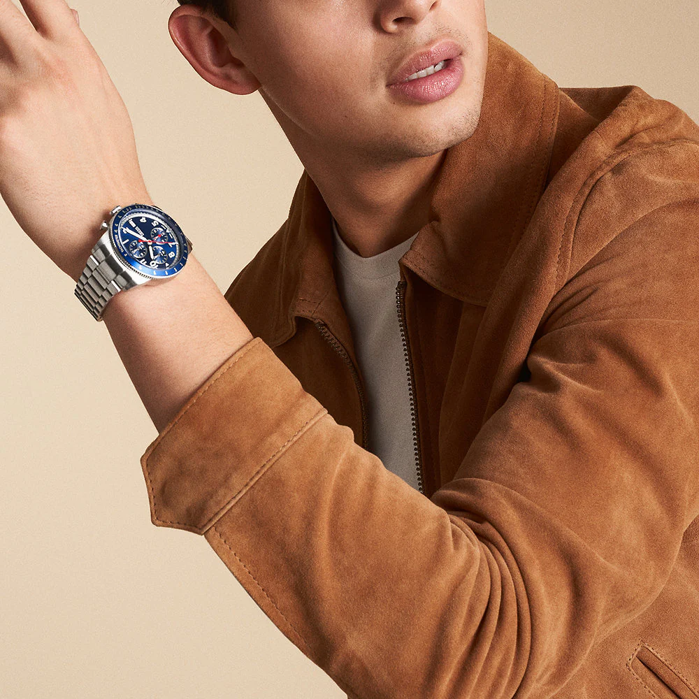 Fossil Sport Tourer Silver Watch FS6047 - Image 2