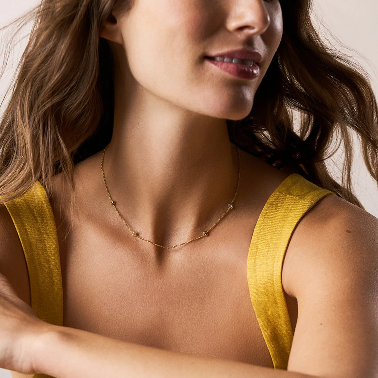 Fossil Sutton Brass Women's Necklace JA7298710 - Image 4