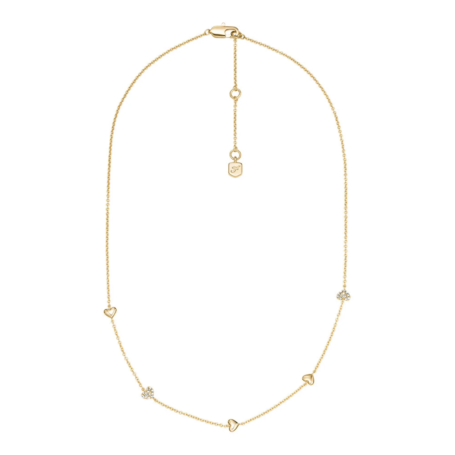 Fossil Sutton Brass Women's Necklace JA7298710 - Image 5
