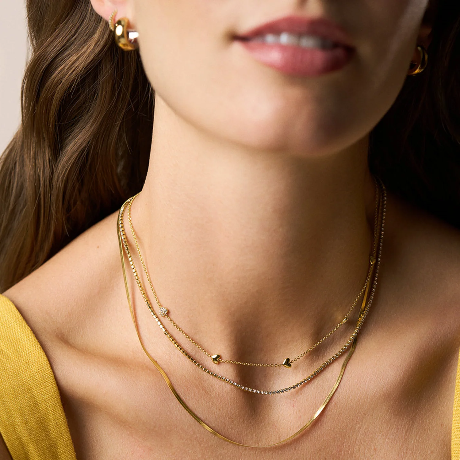 Fossil Sutton Brass Women's Necklace JA7298710 - Image 6