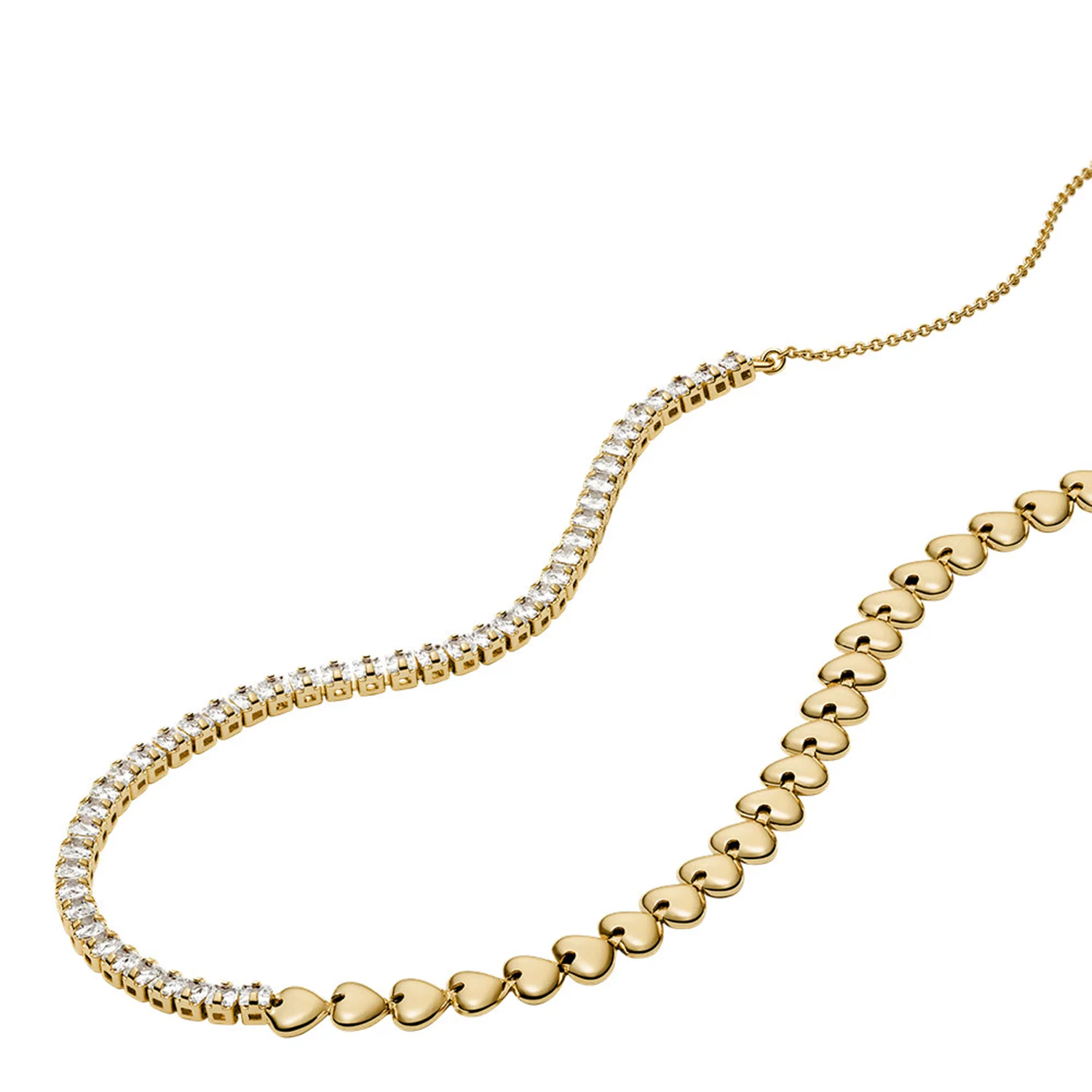 Fossil Sutton Brass Women's Necklace JA7302710 - Image 3