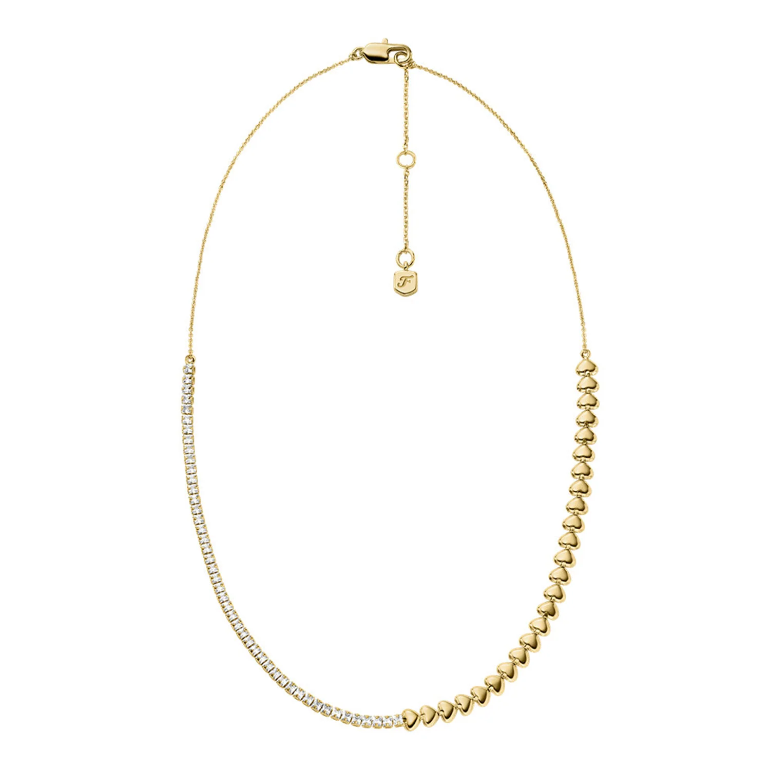 Fossil Sutton Brass Women's Necklace JA7302710 - Image 4