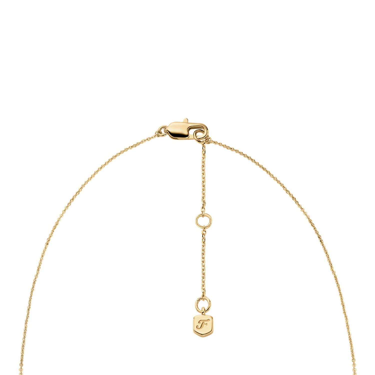 Fossil Sutton Brass Women's Necklace JA7302710 - Image 5