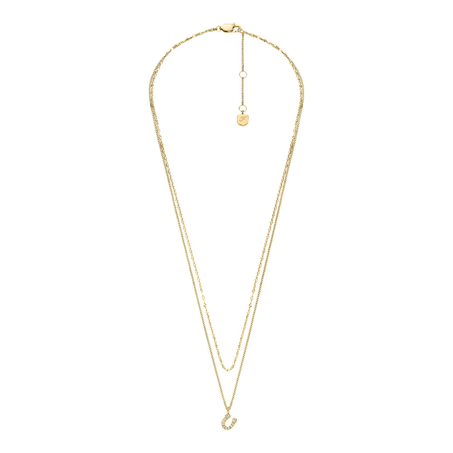 Fossil Sutton Gold Coloured Stainless Steel Necklace JF04906710 - Image 5