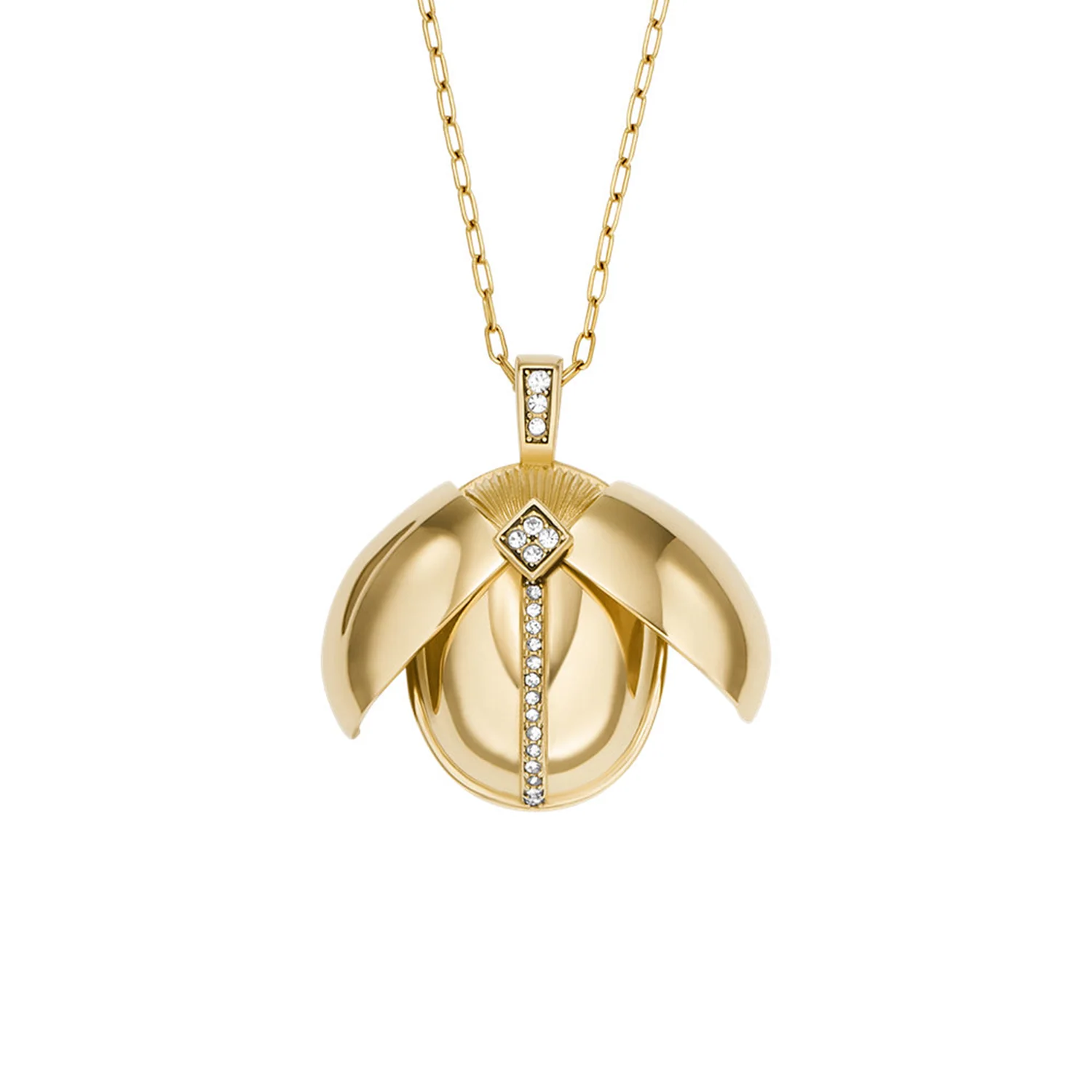 Fossil Sutton Stainless Steel Women's Necklace JF04962710 - Image 3