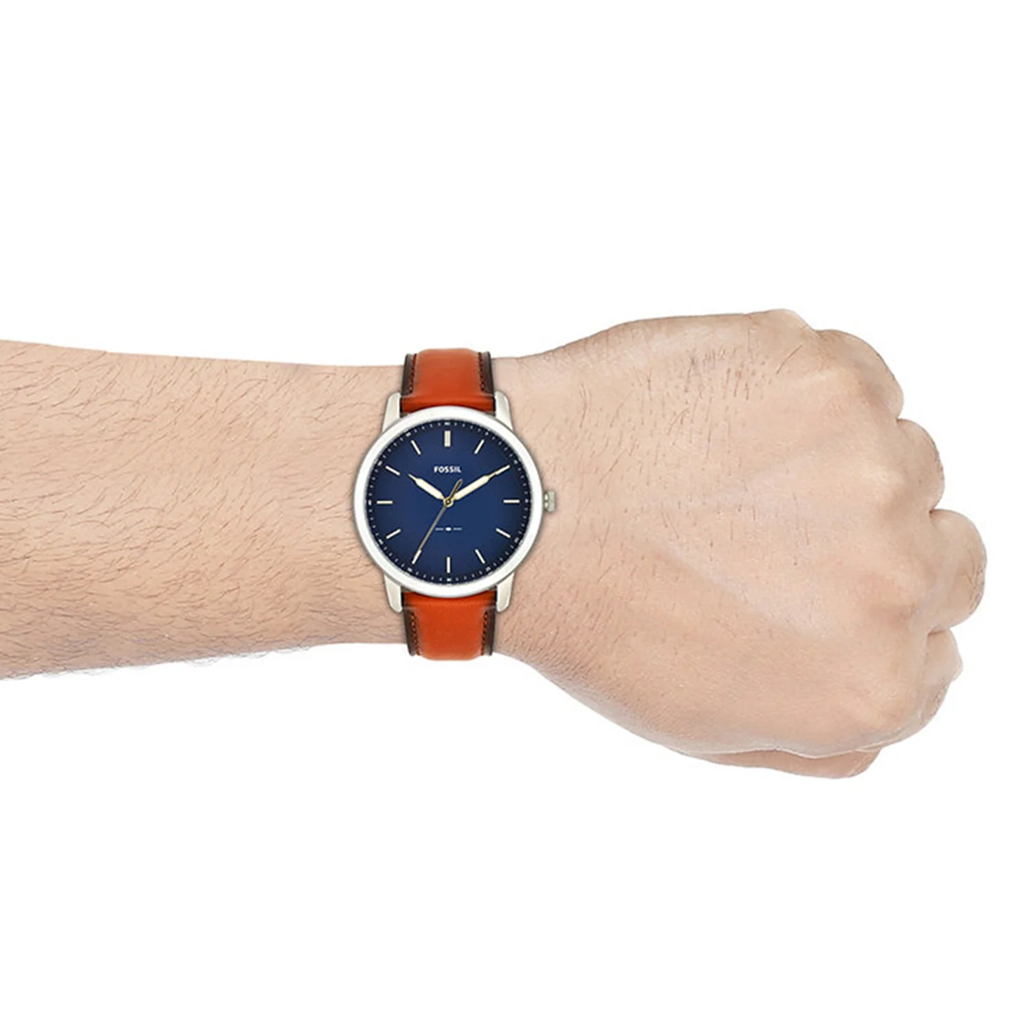 Fossil The Minimalist Silver and Blue Men's Watch FS5304 - Image 5