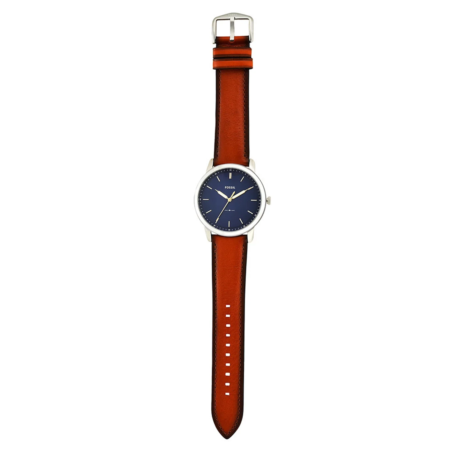 Fossil The Minimalist Silver and Blue Men's Watch FS5304 - Image 6