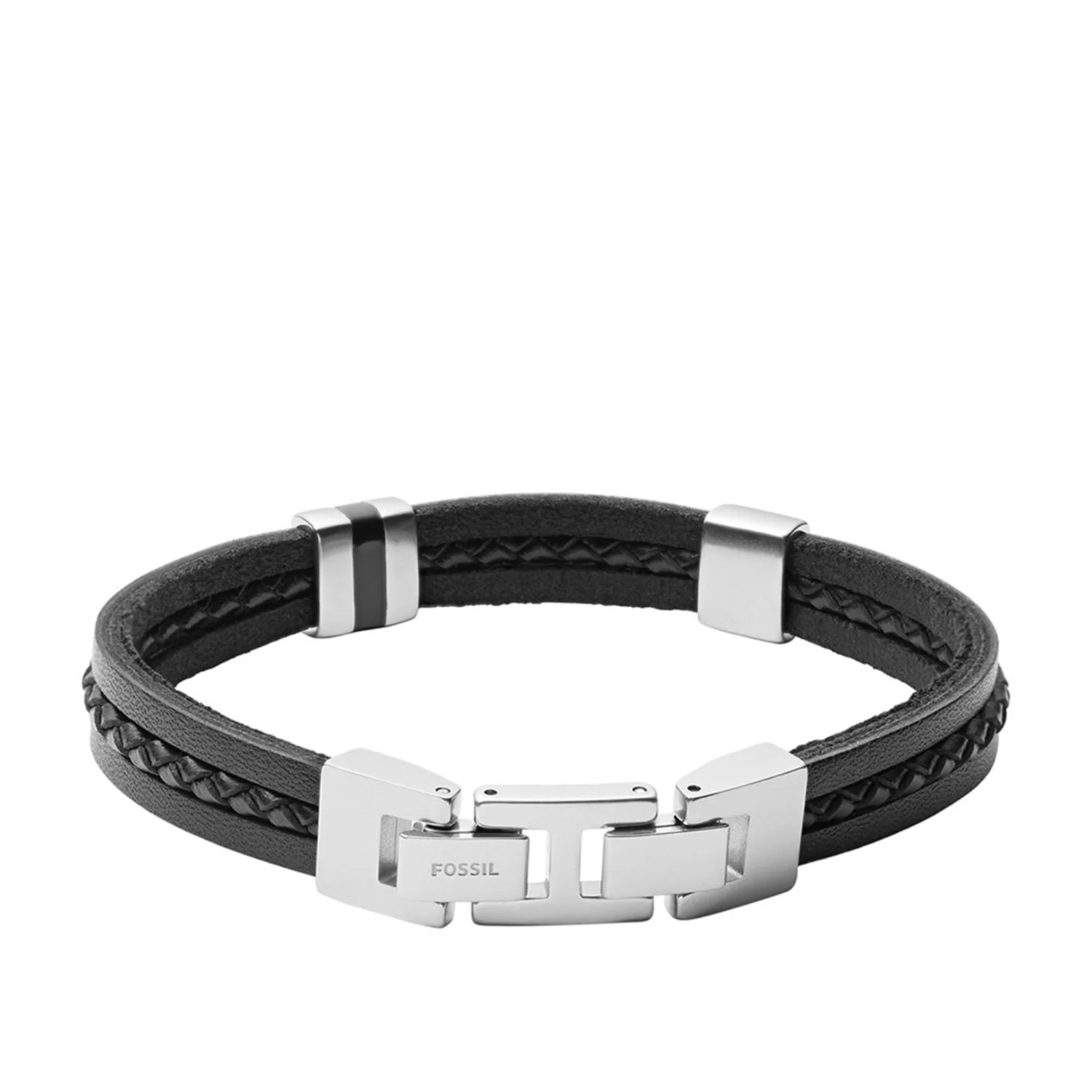 Fossil Townsman Leather Bracelet JF03686040 - Image 3