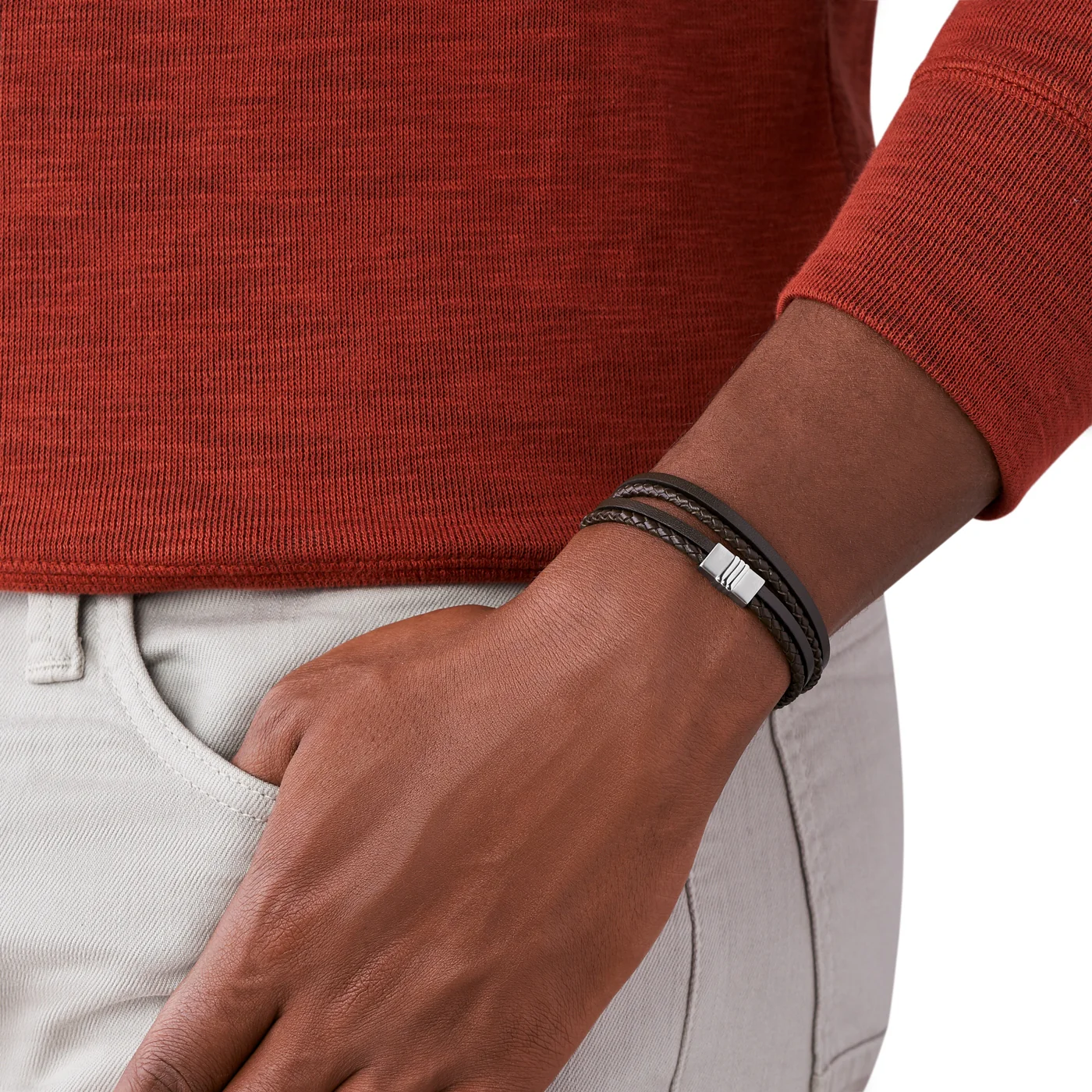 Fossil Vintage Brown Bracelet JF02934040 - Image 3