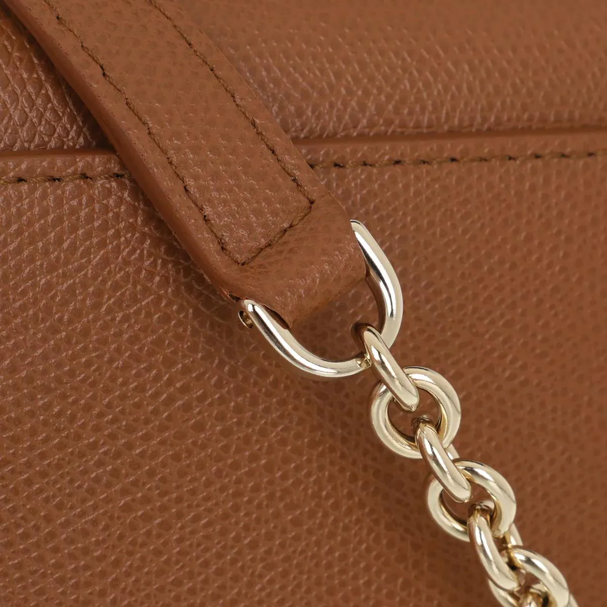 Furla 1927 Brown Leather Shoulder Bag 2001-A0151043 - Image 3