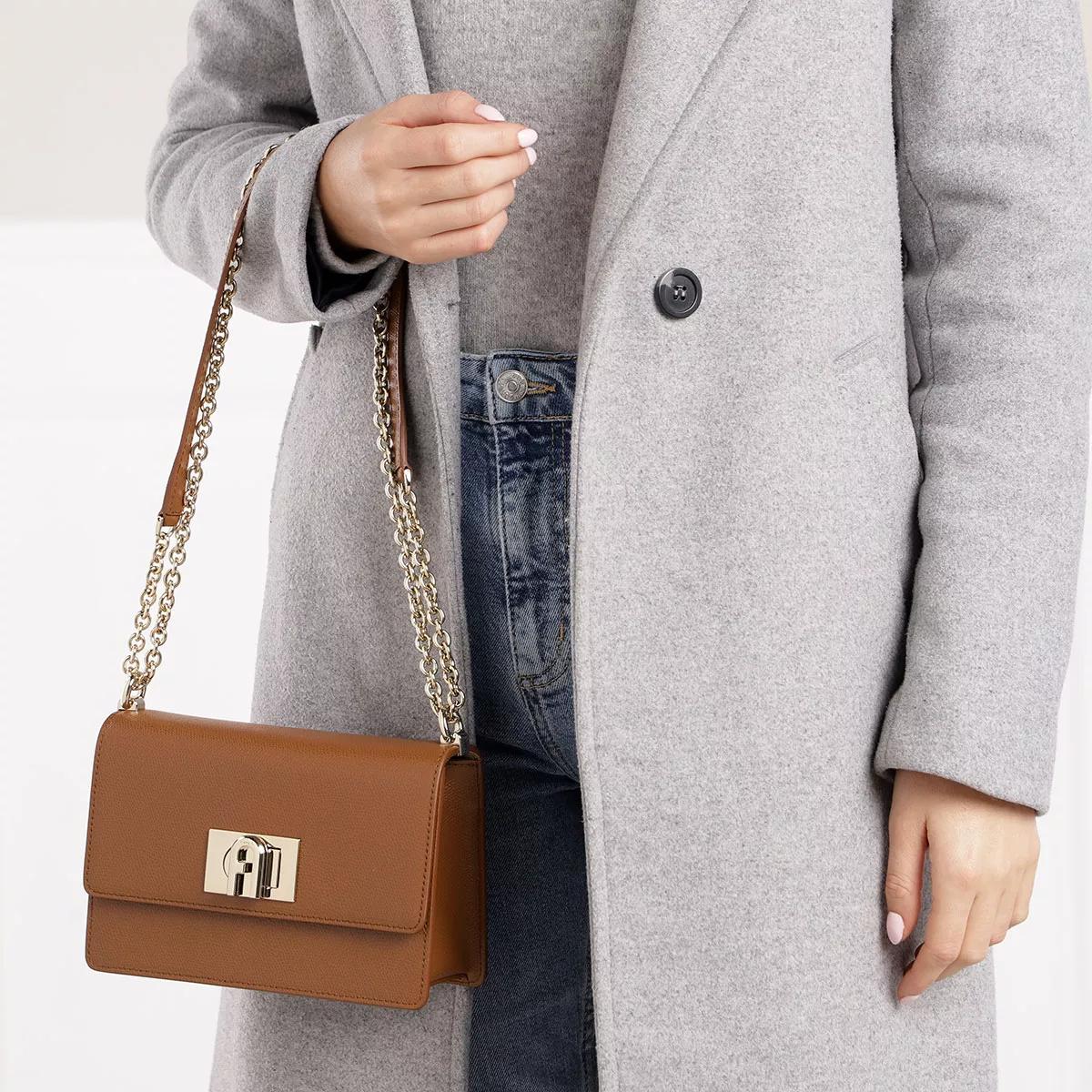 Furla 1927 Brown Leather Shoulder Bag 2001-A0151043 - Image 5