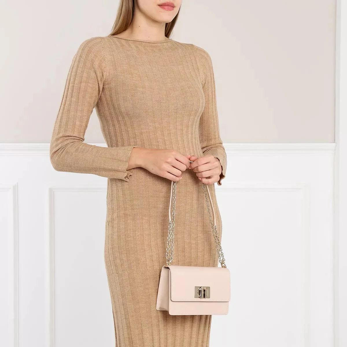 Furla Beige Crossbody Bag 2001-A0137471 - Image 2