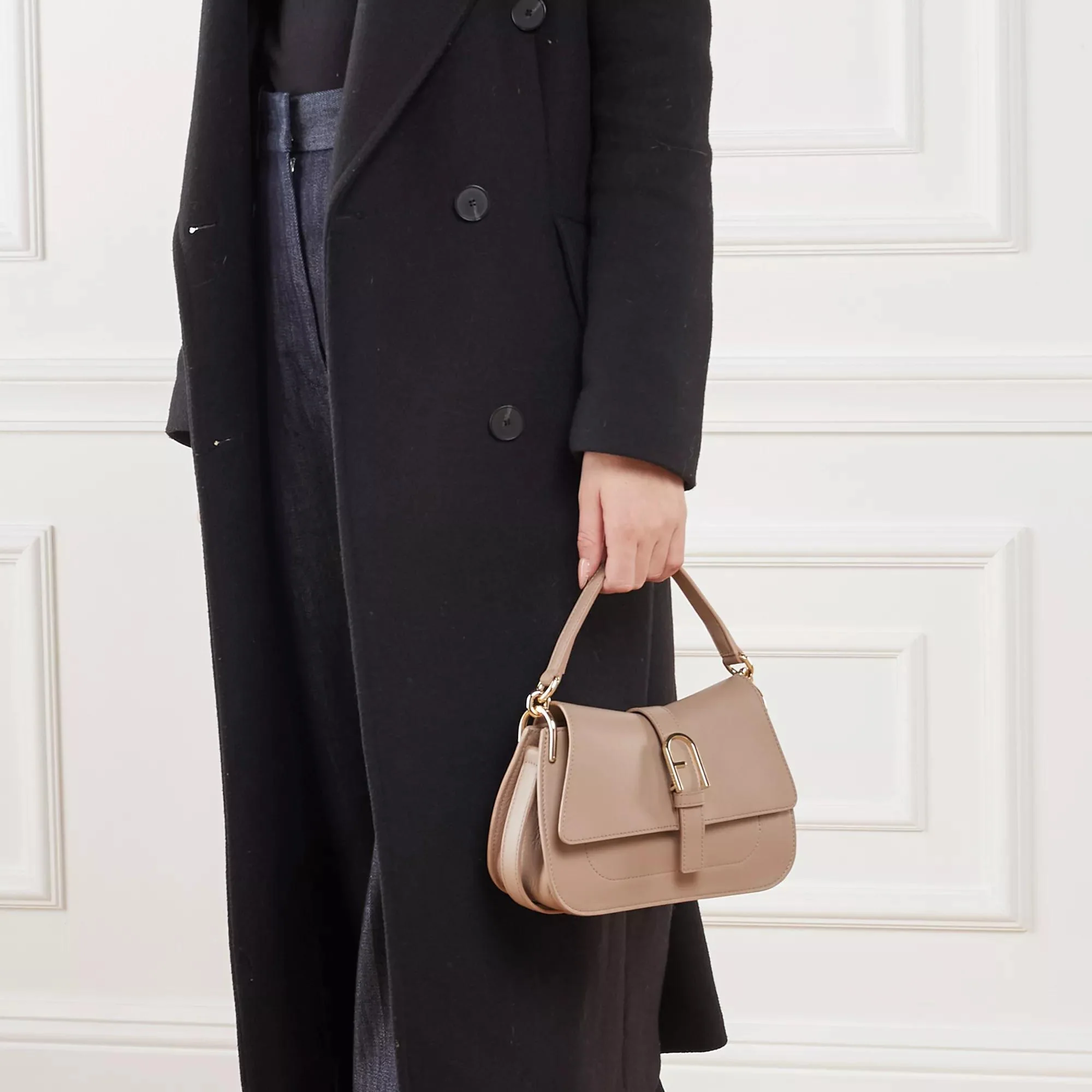 Furla Beige Satchel 2001-A0244056 - Image 2
