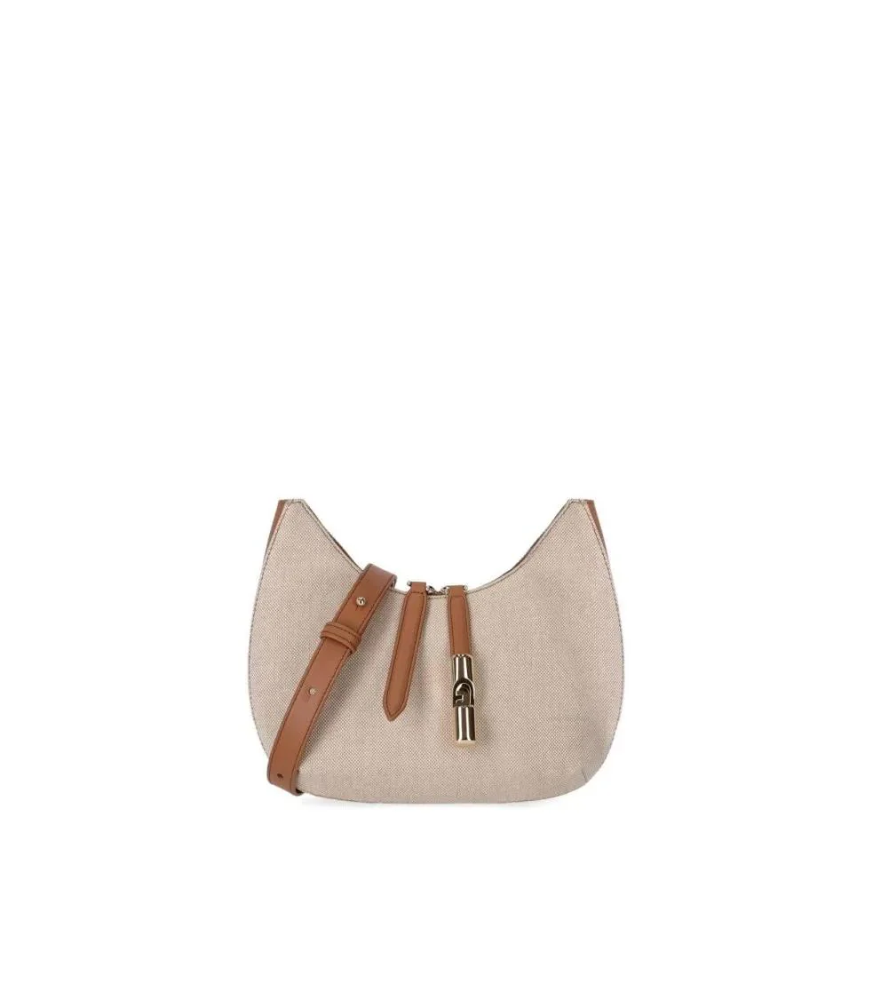 Furla Beige Shoulder Bag 2001-A0530230 - Image 2
