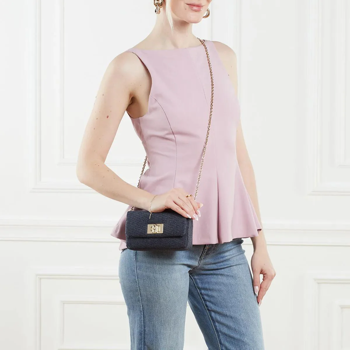 Furla Blue Crossbody Bag 2001-A0530235 - Image 2