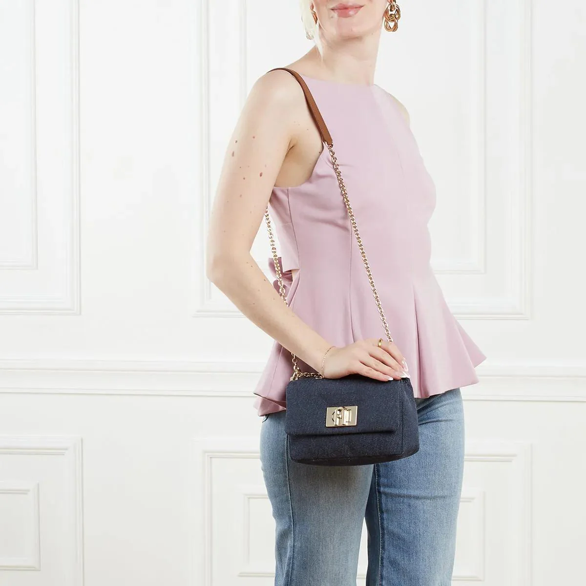 Furla Blue Crossbody Bag 2001-A0530263 - Image 2