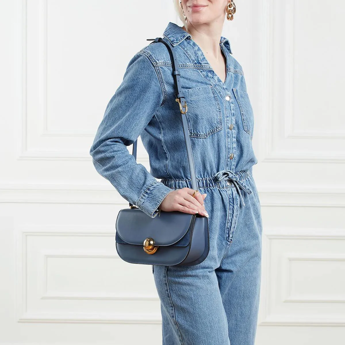 Furla Blue Shoulder Bag 2001-A0530277 - Image 2
