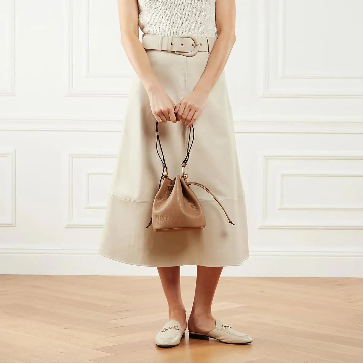 Furla Brown Bucket Bag 2001-A0530287 - Image 2