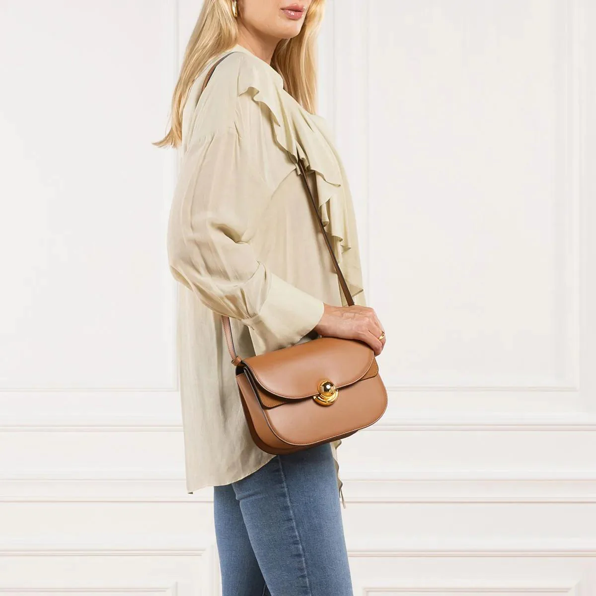 Furla Brown Crossbody Bag 2001-A0372339 - Image 2