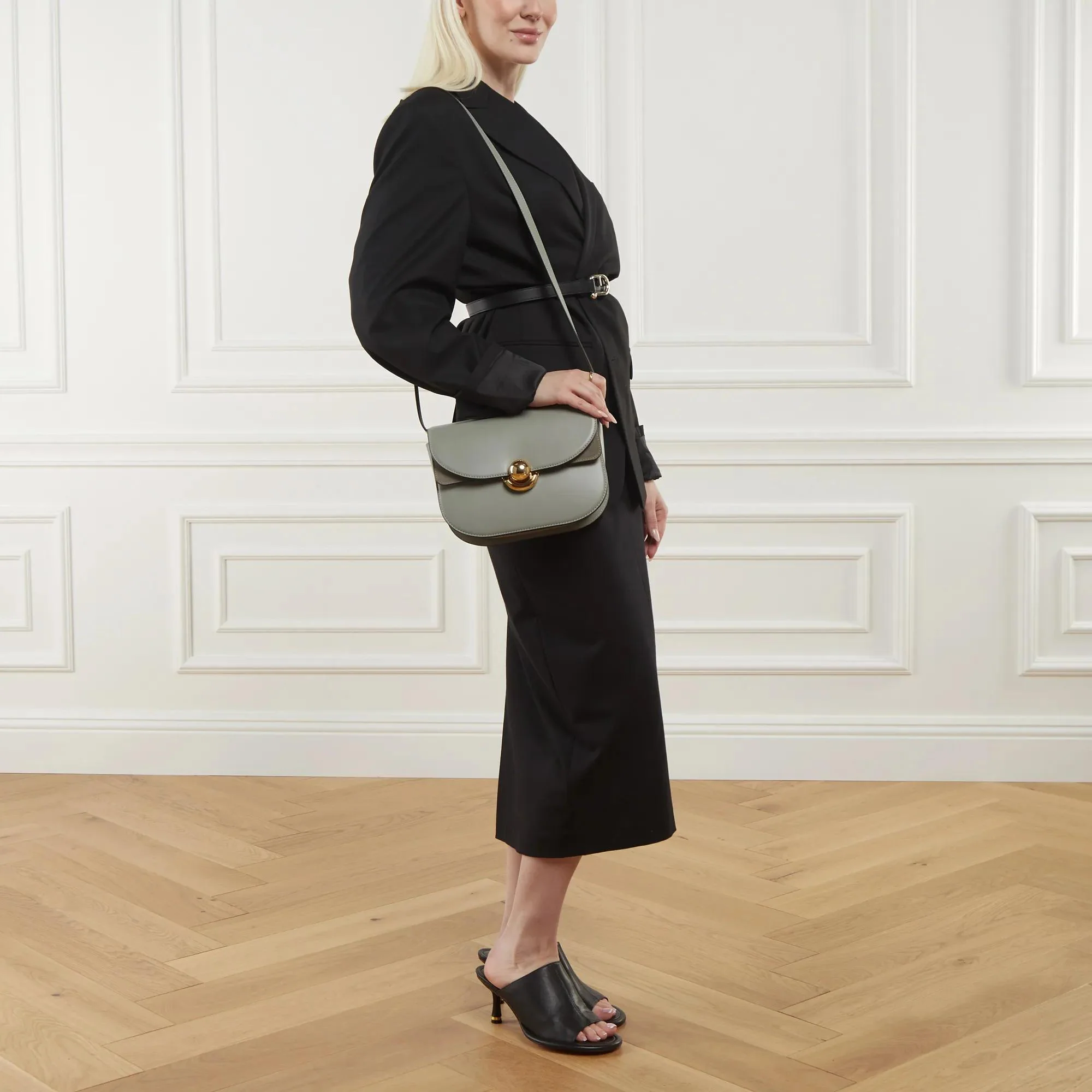 Furla Gray Crossbody Bag 2001-A0530245 - Image 2
